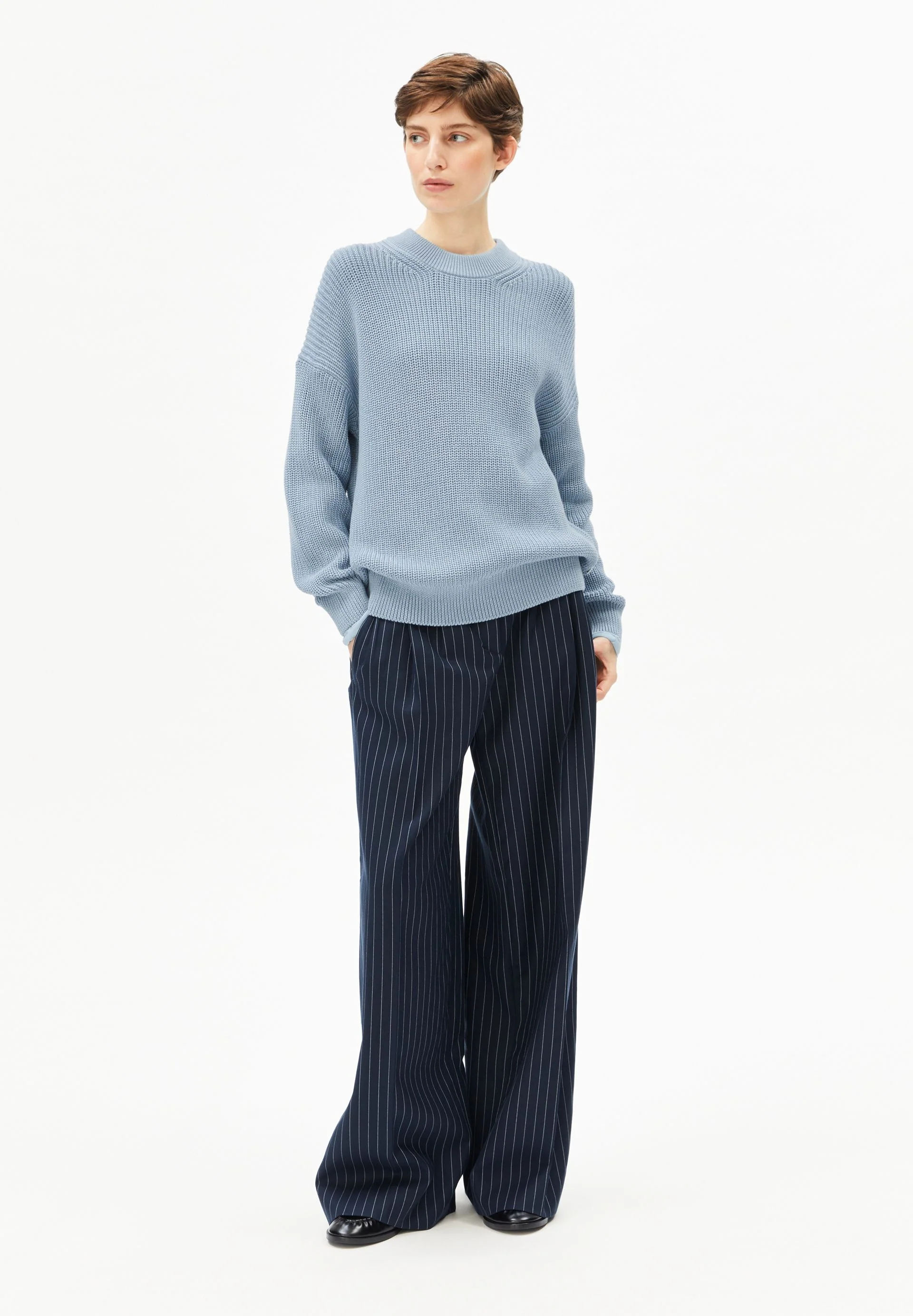 VANISÉ STRICKPULLOVER | blue glow-dark blue glow - Image 5