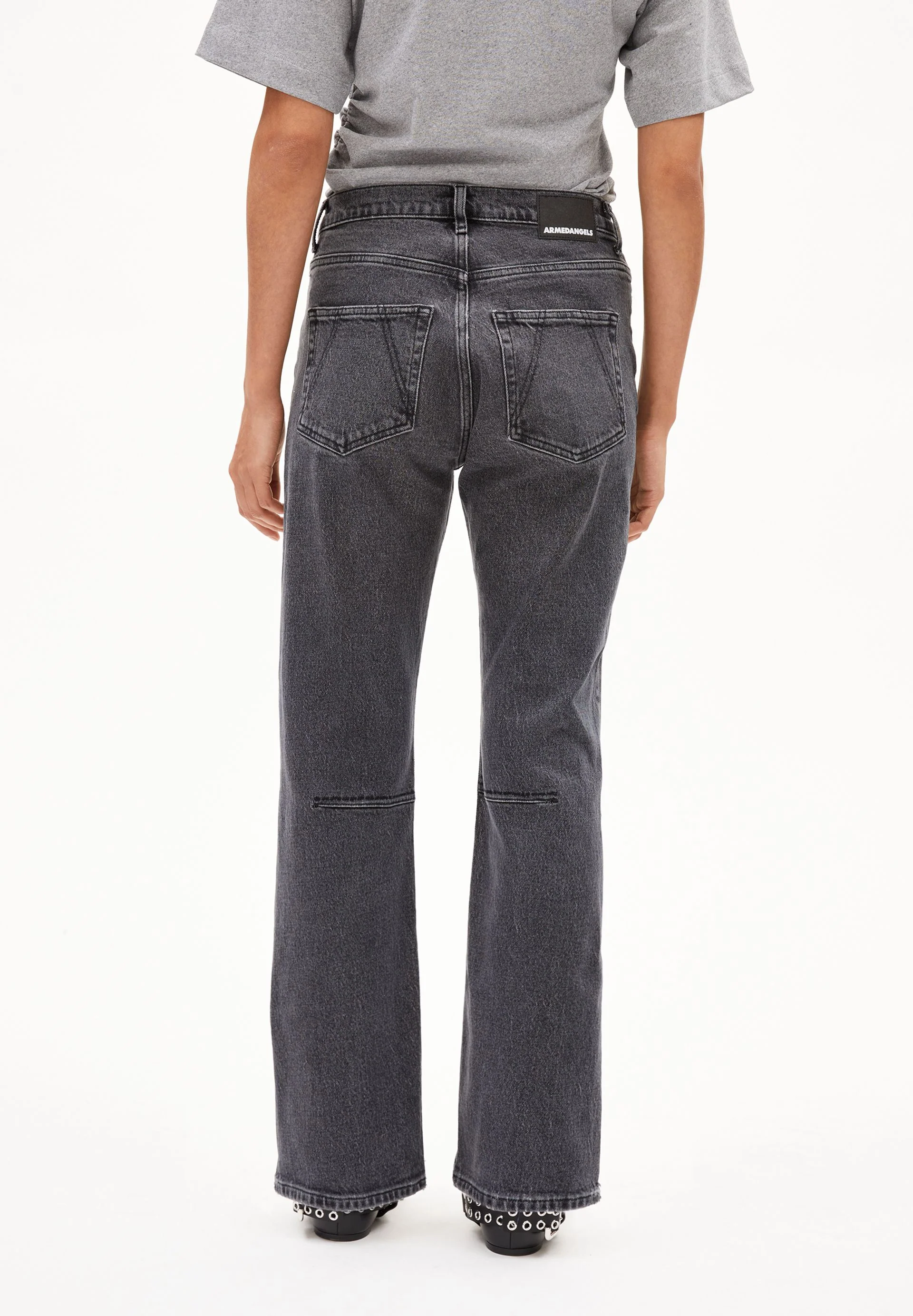 VELAARI MID WAIST FLARED JEANS | cadria - Image 2