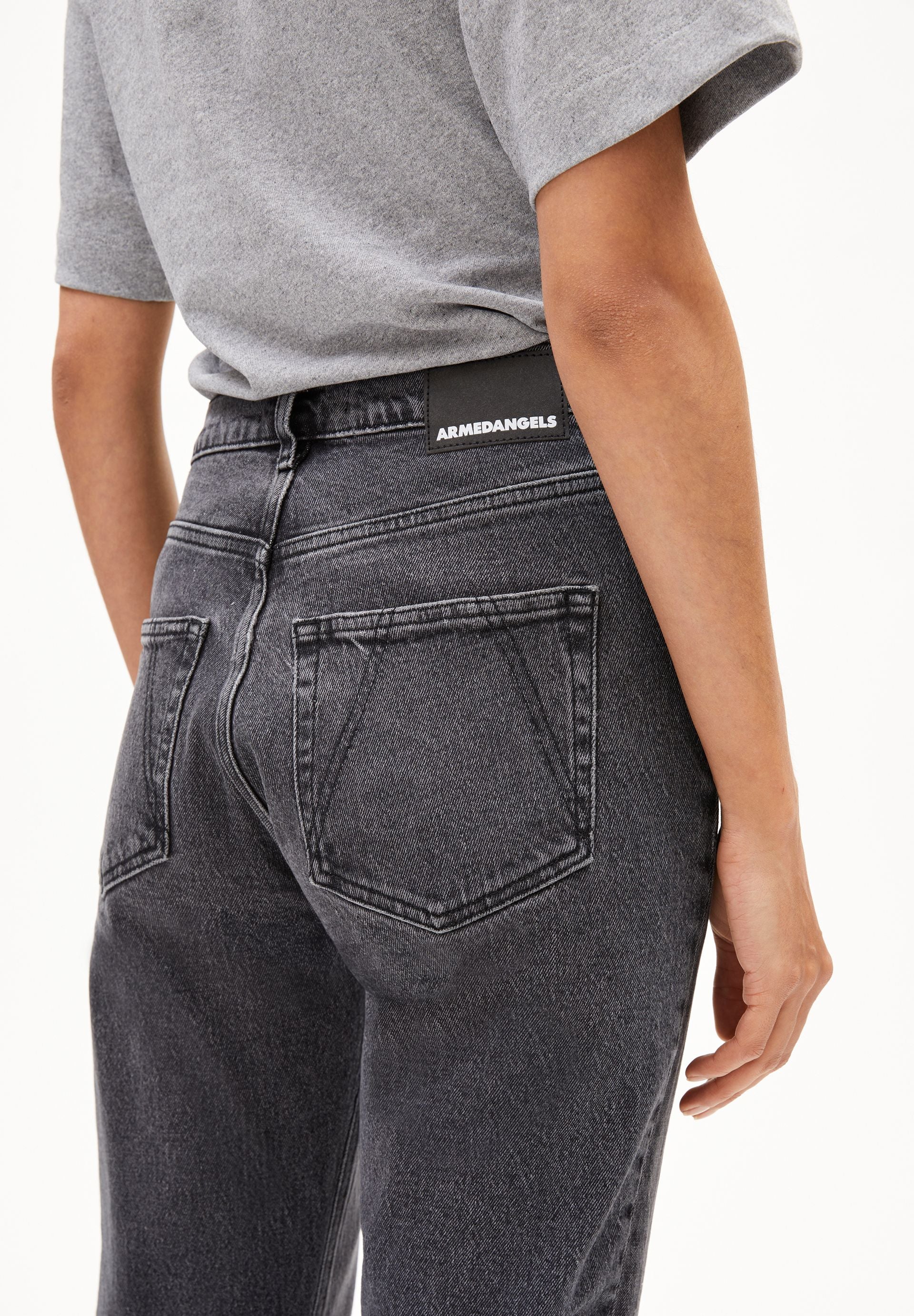 VELAARI MID WAIST FLARED JEANS | cadria - Image 3