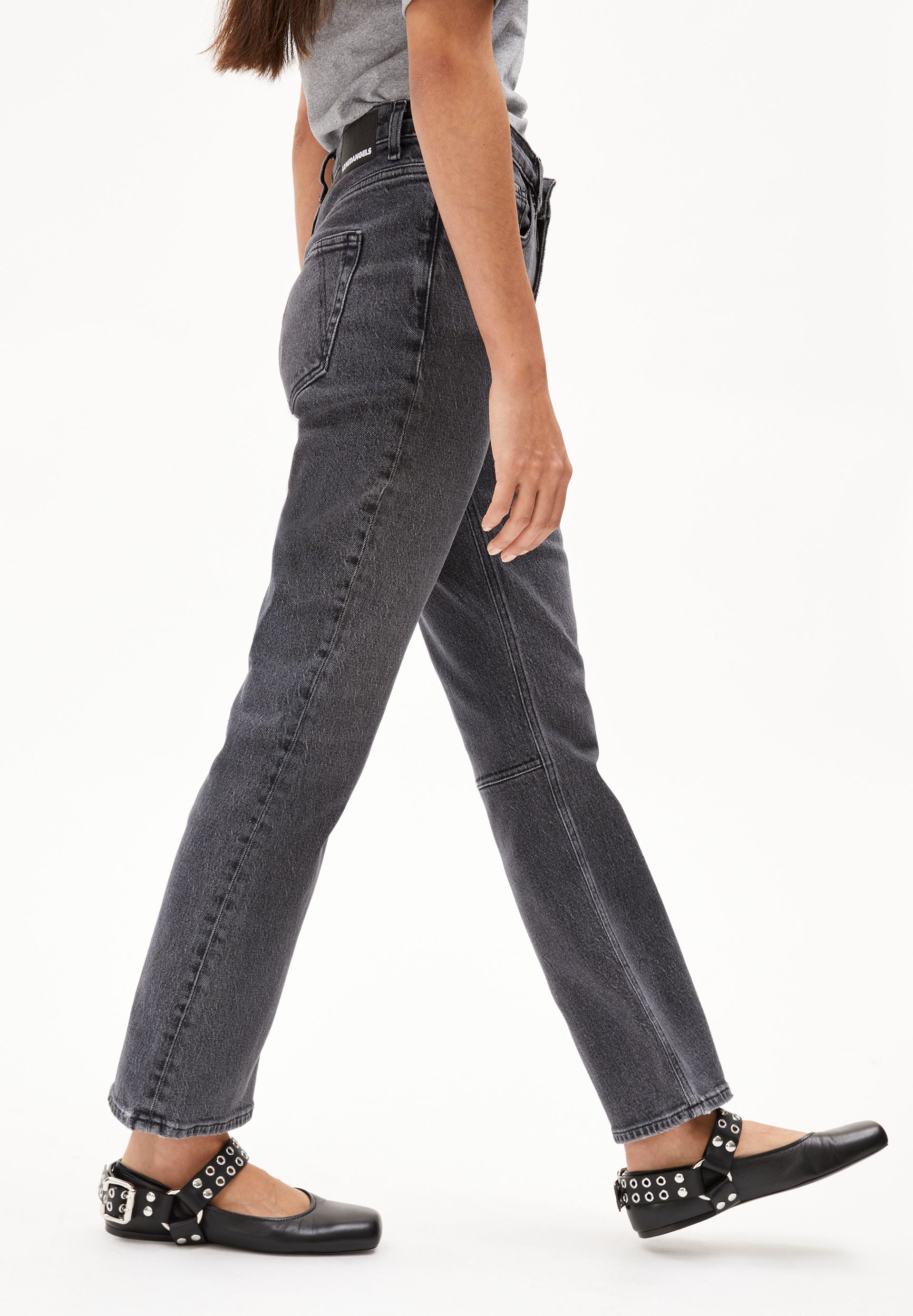 VELAARI MID WAIST FLARED JEANS | cadria - Image 6
