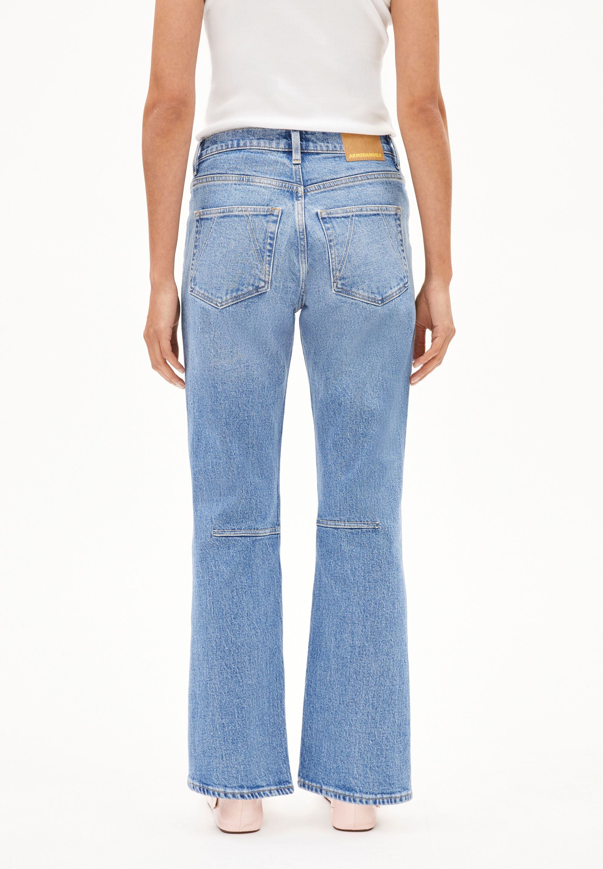 VELAARI MID WAIST FLARED JEANS | garda - Image 2