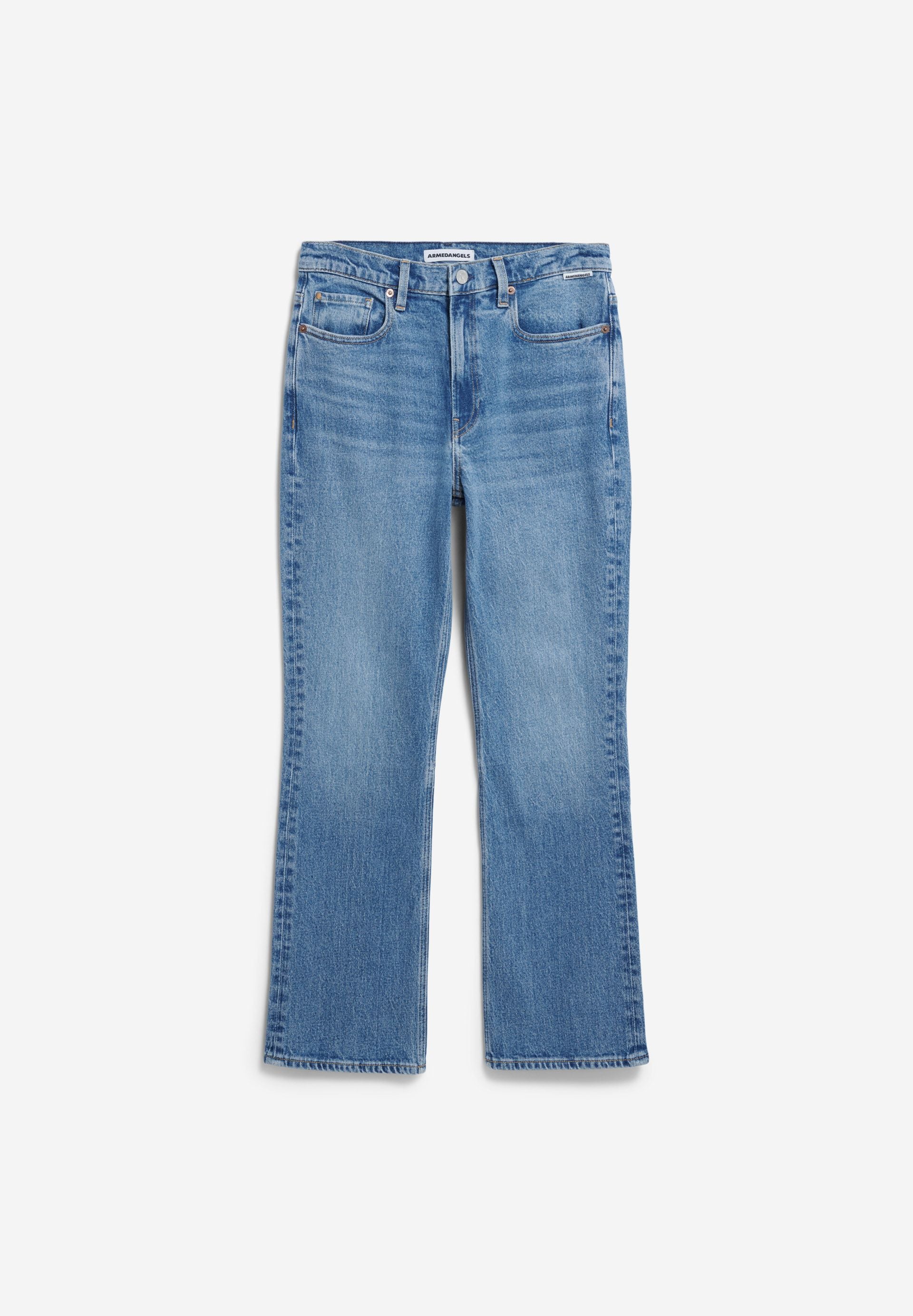 VELAARI MID WAIST FLARED JEANS | garda - Image 7
