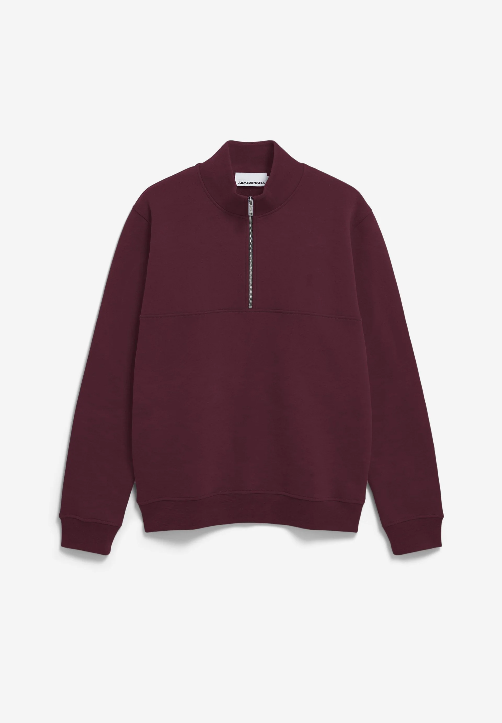 WAARLO FLEECE SWEATTROYER | dark cranberry - Image 6