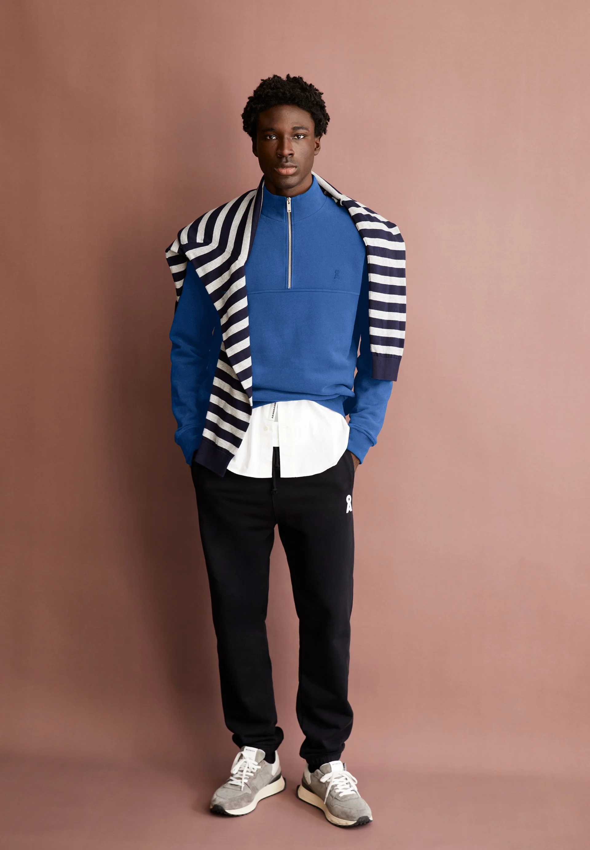 WAARLO FLEECE SWEATTROYER | dark morning - Image 4