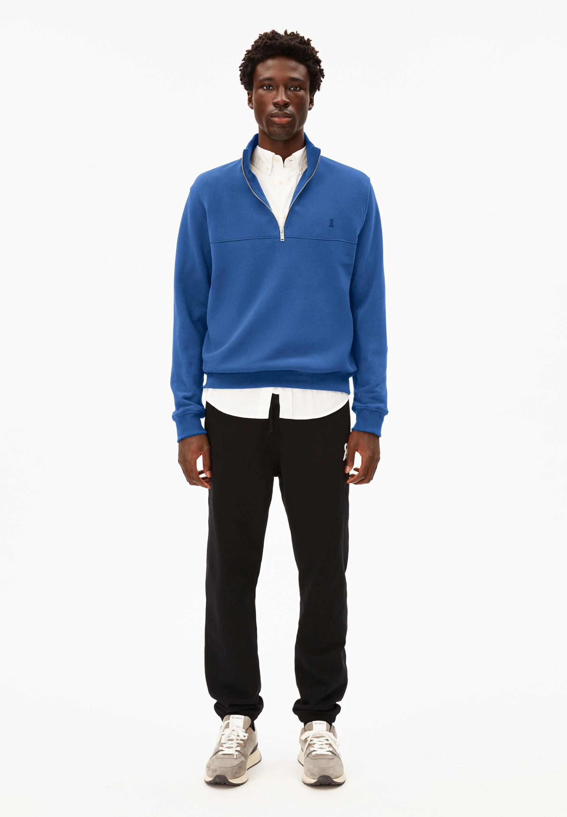 WAARLO FLEECE SWEATTROYER | dark morning - Image 5