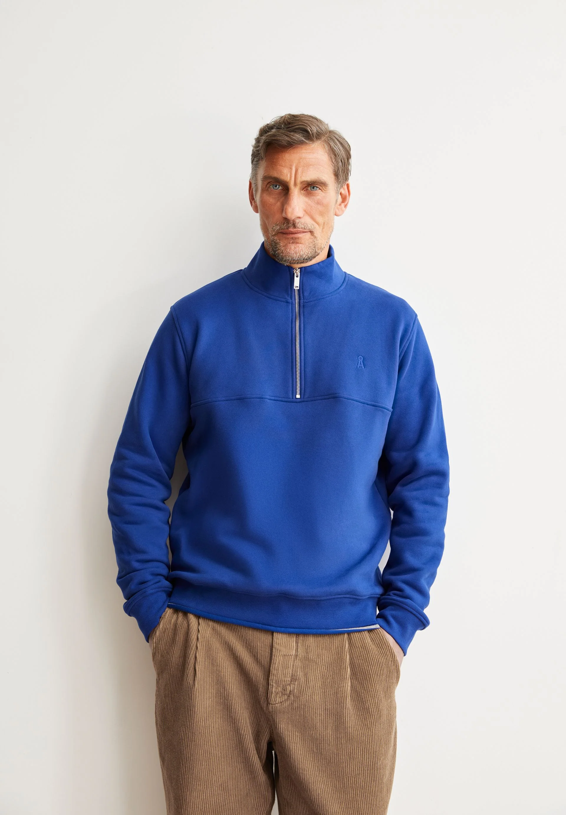 WAARLO FLEECE SWEATTROYER | dark wave - Image 4