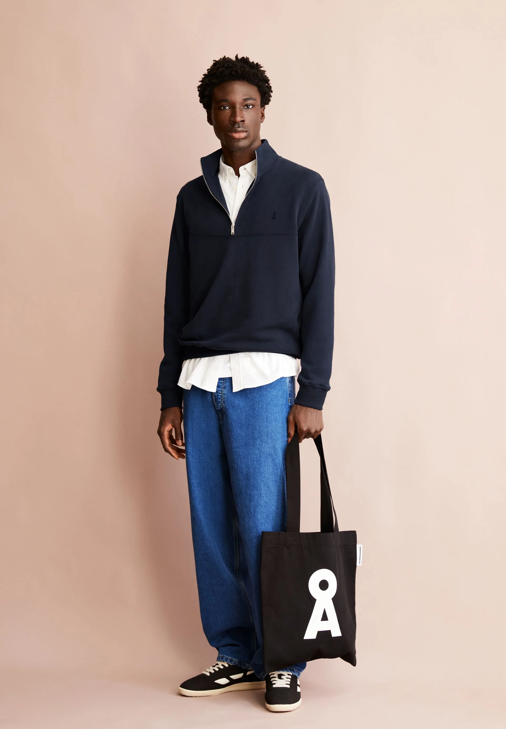 WAARLO FLEECE SWEATTROYER | night sky - Image 4