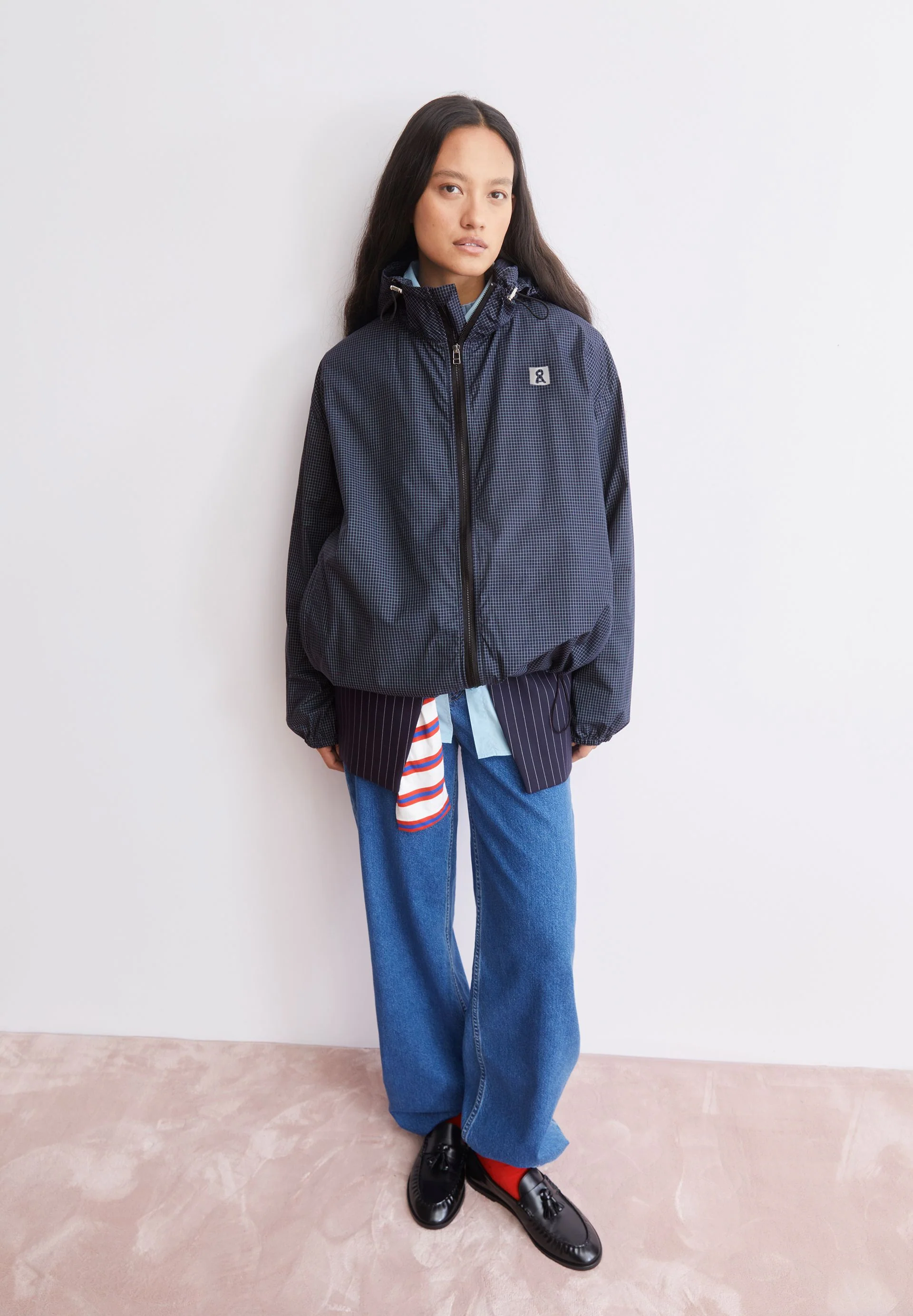 WINDBREAKER-JACKE | tinted navy - Image 4