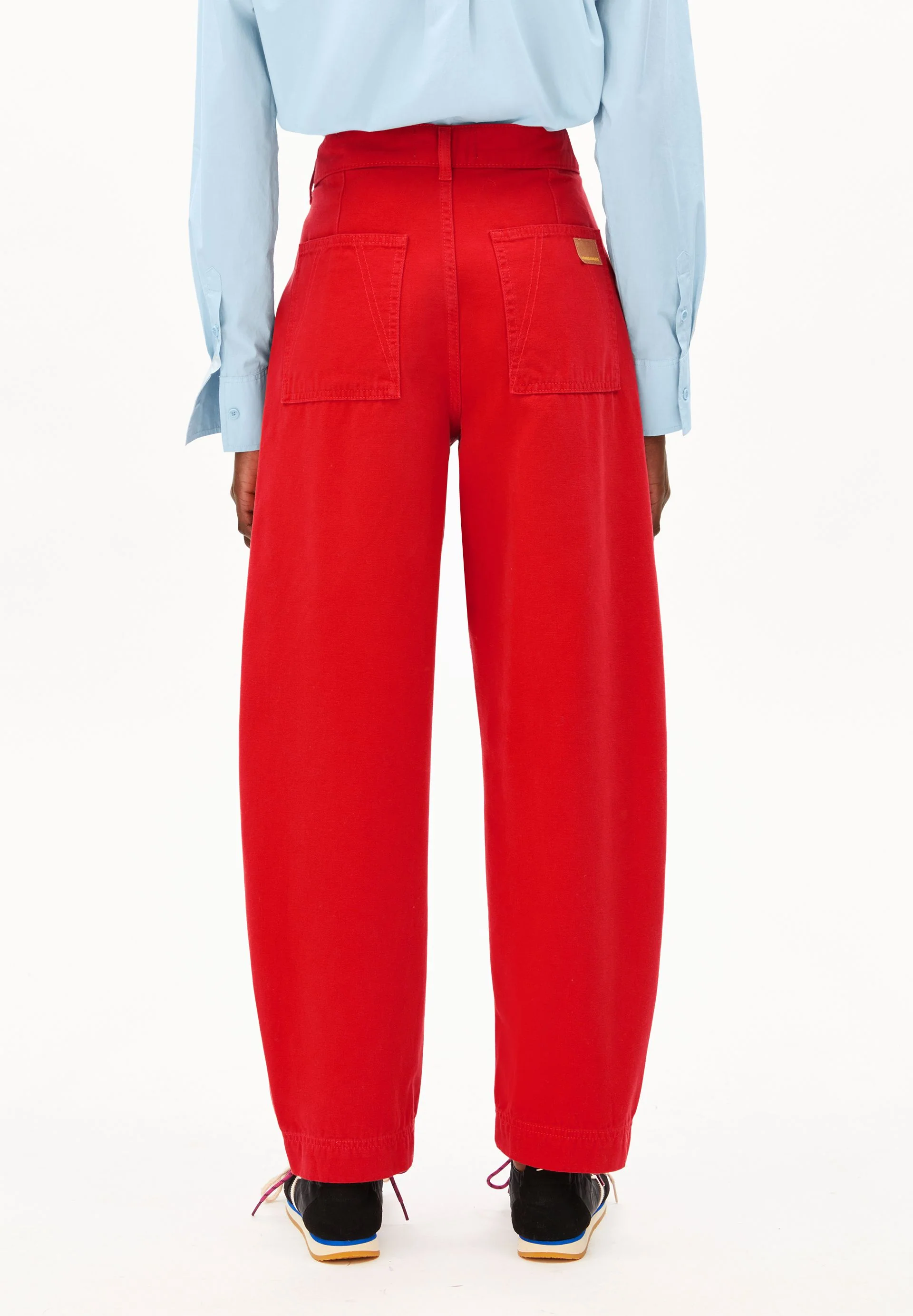 WORKWEAR CANVAS BARREL HOSE | mars red - Image 2