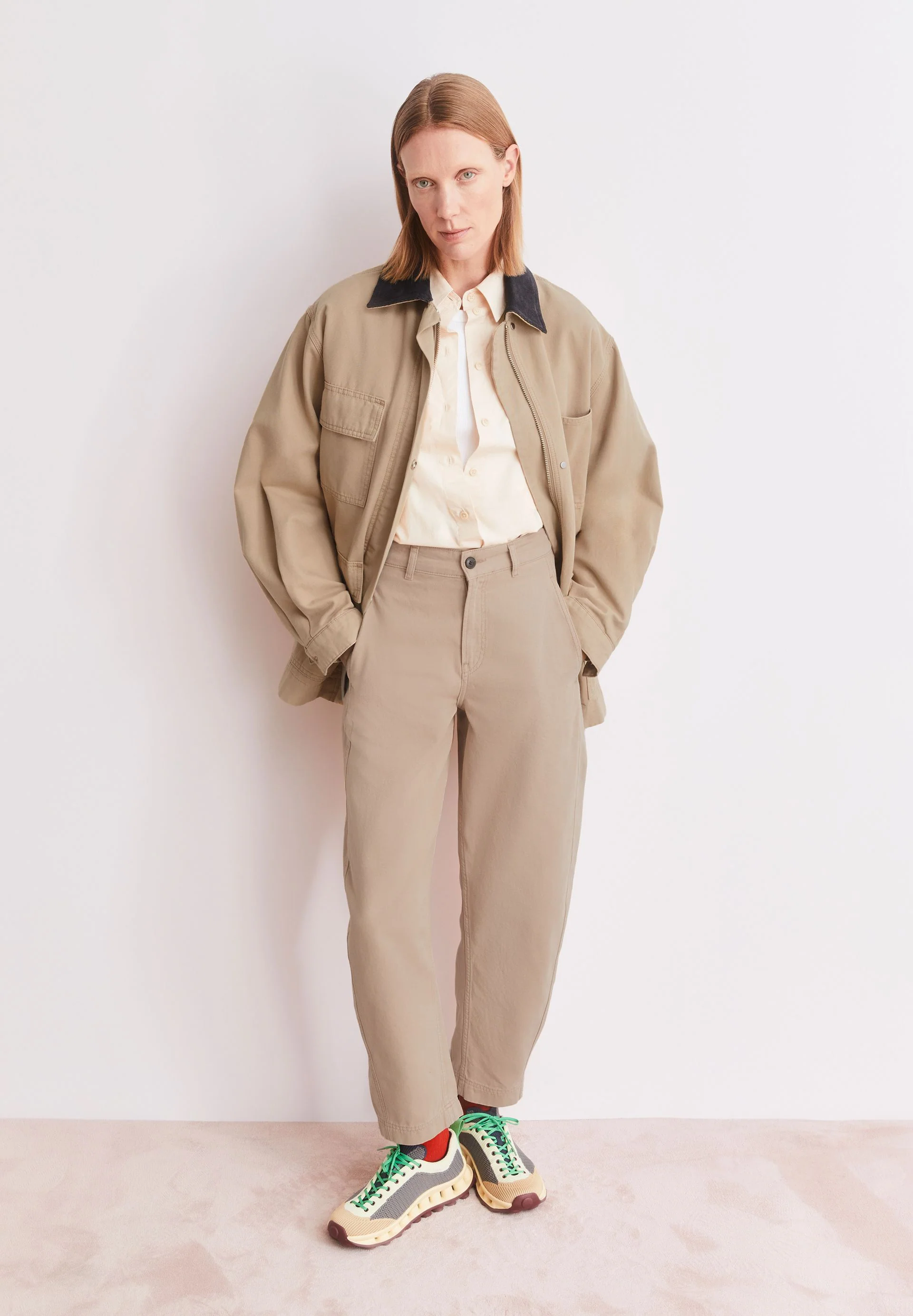 WORKWEAR CANVAS BARREL HOSE | true camel - Image 4
