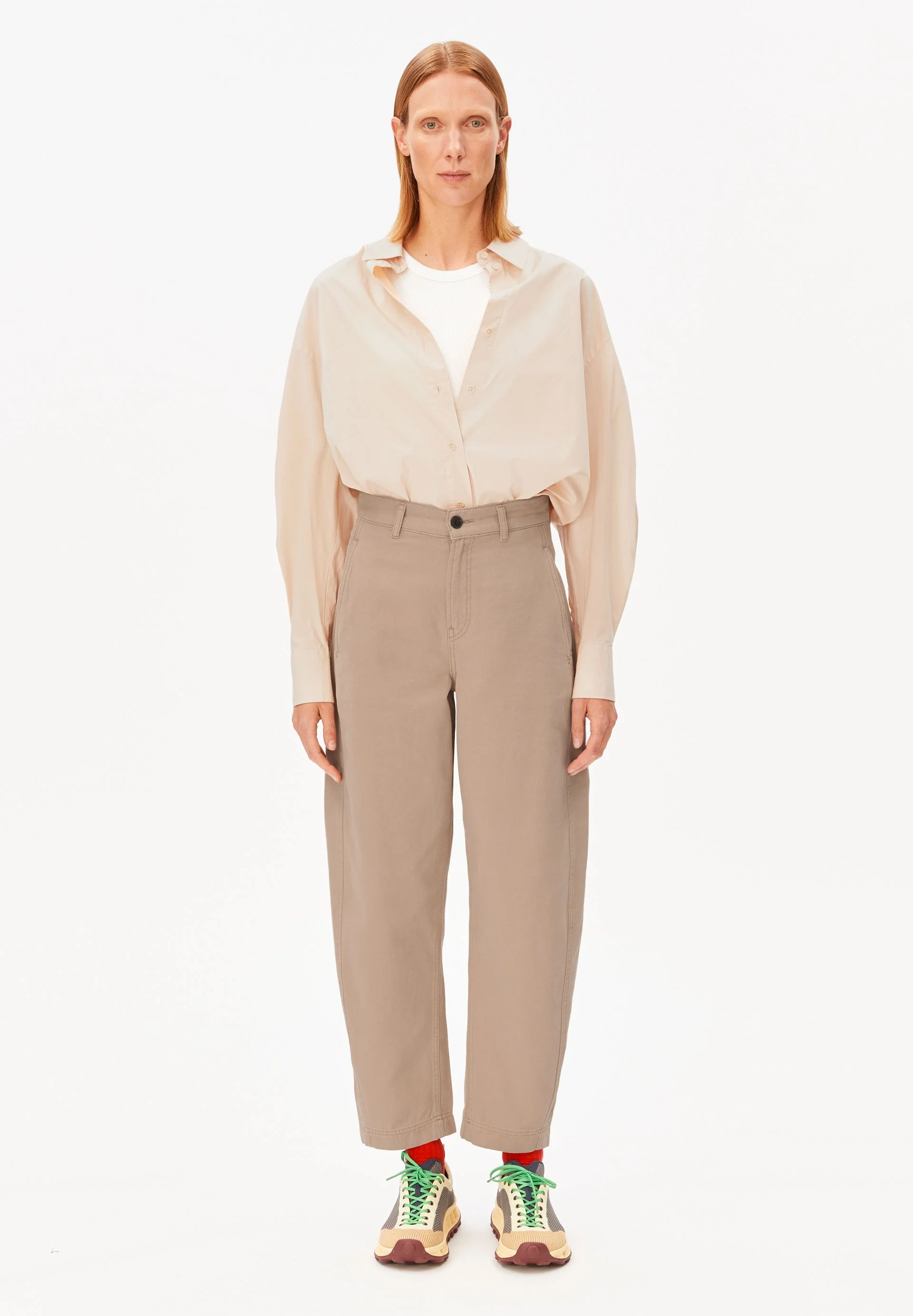 WORKWEAR CANVAS BARREL HOSE | true camel - Image 5