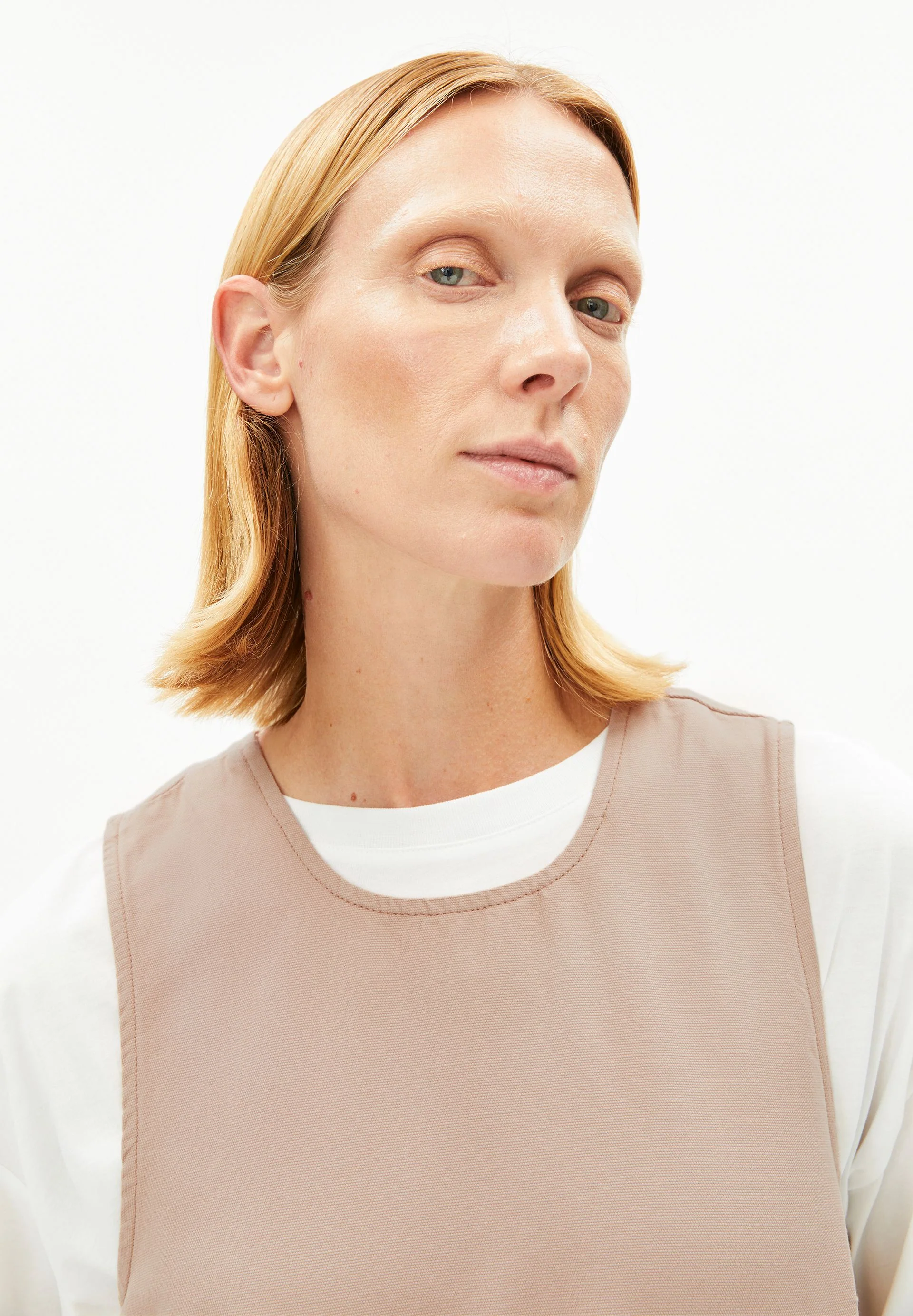WORKWEAR CANVAS MINI-KLEID | true camel - Image 3
