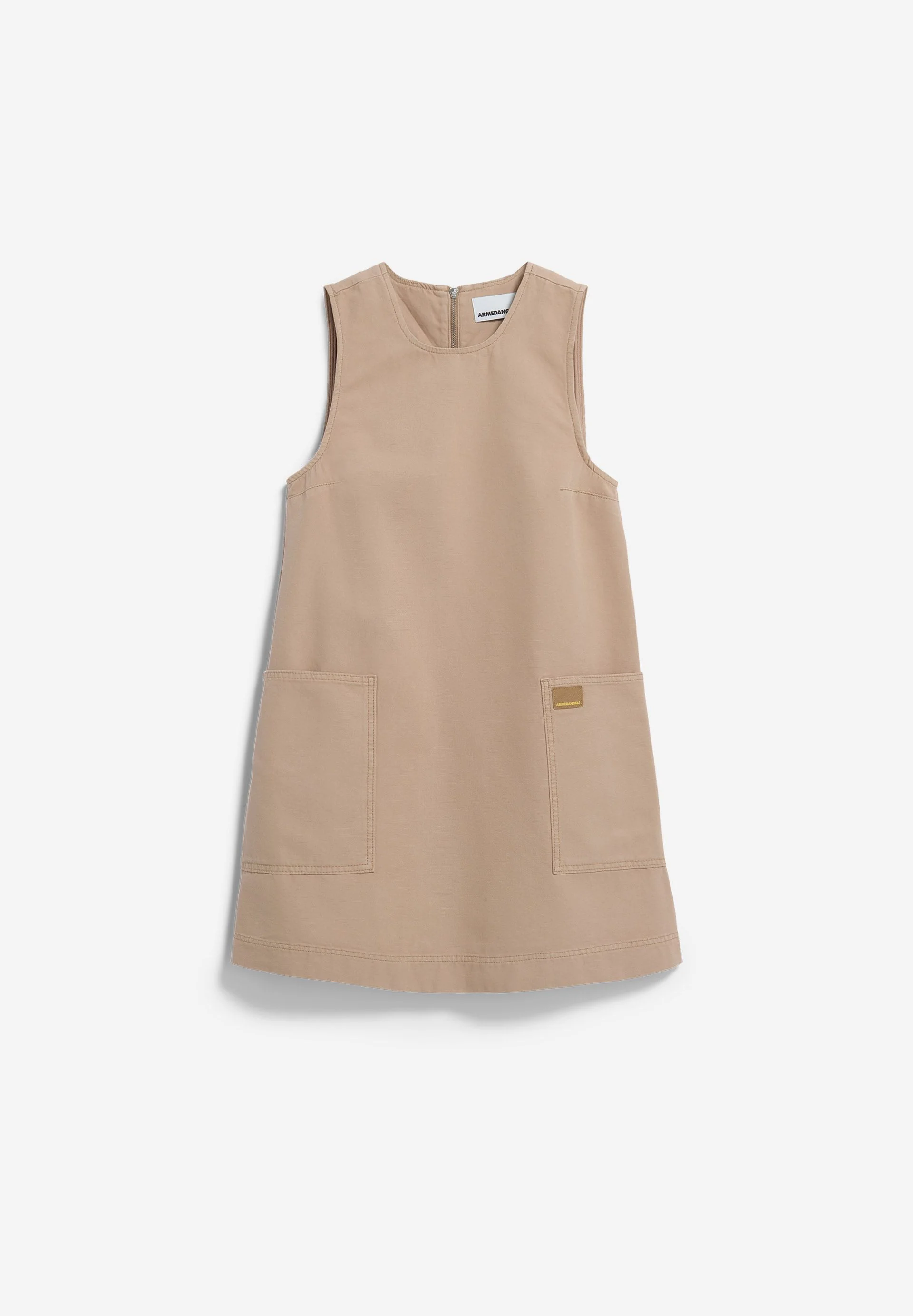 WORKWEAR CANVAS MINI-KLEID | true camel - Image 7