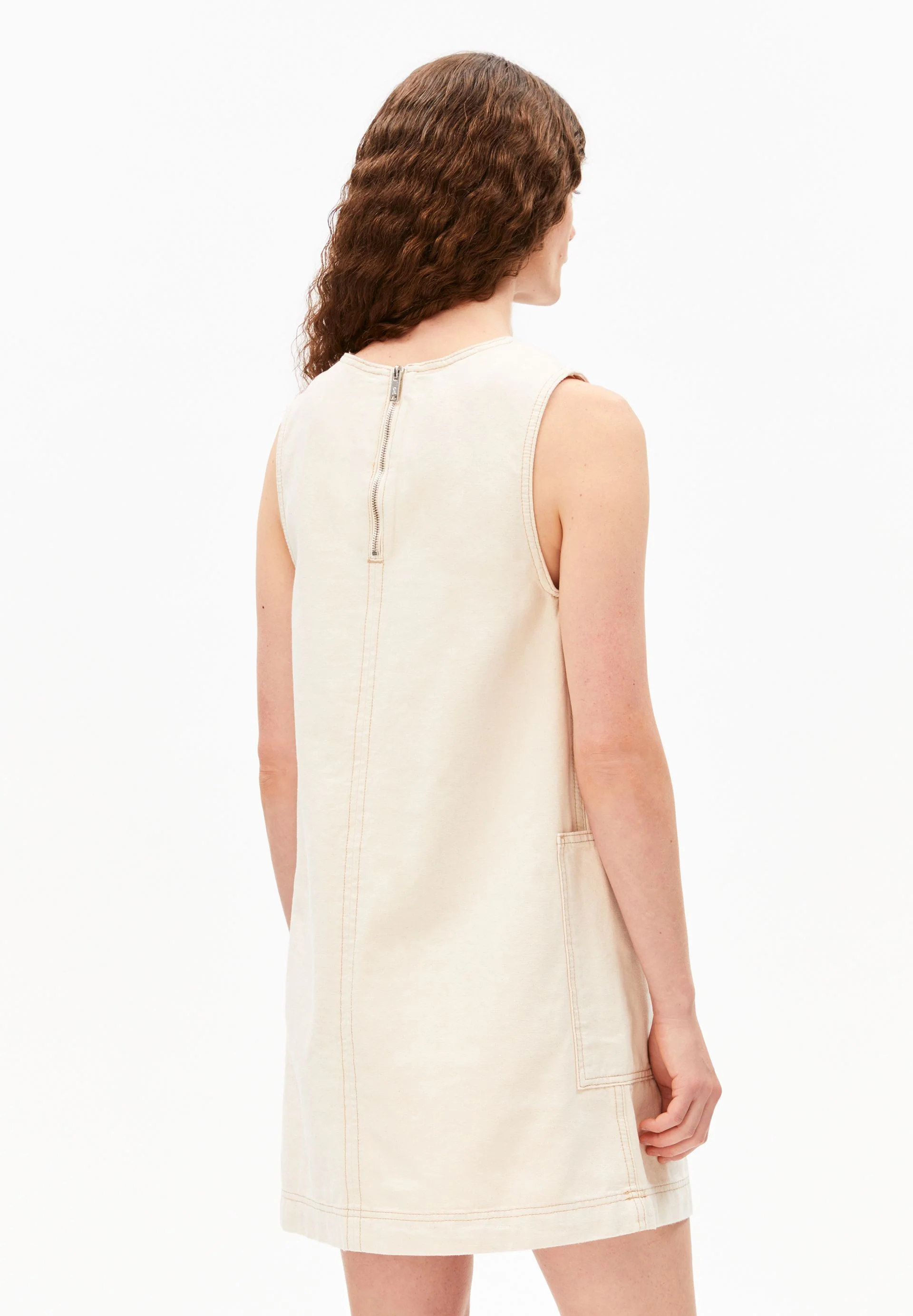 WORKWEAR CANVAS MINI-KLEID | undyed - Image 2