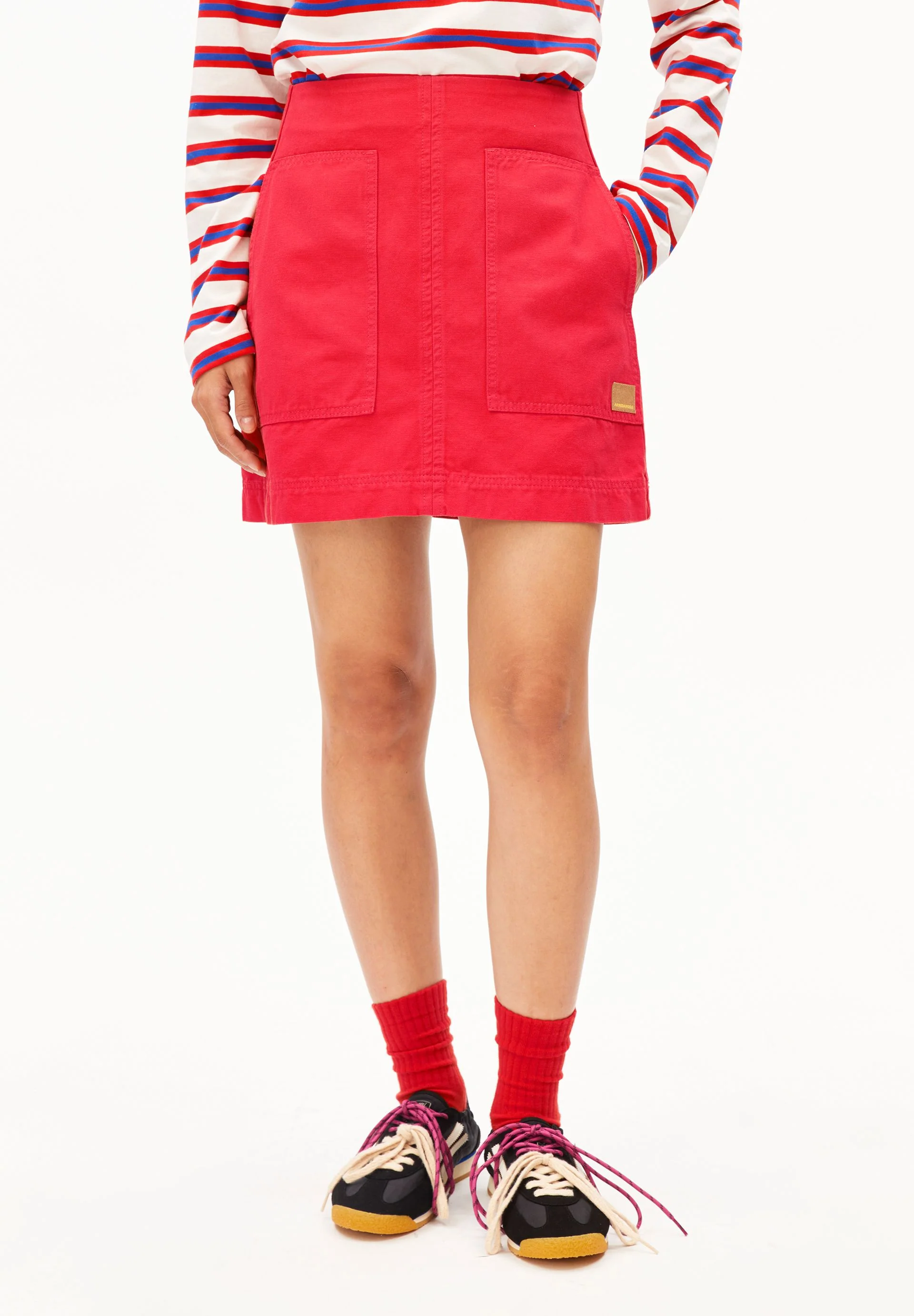 WORKWEAR CANVAS MINI SKIRT - Image 2