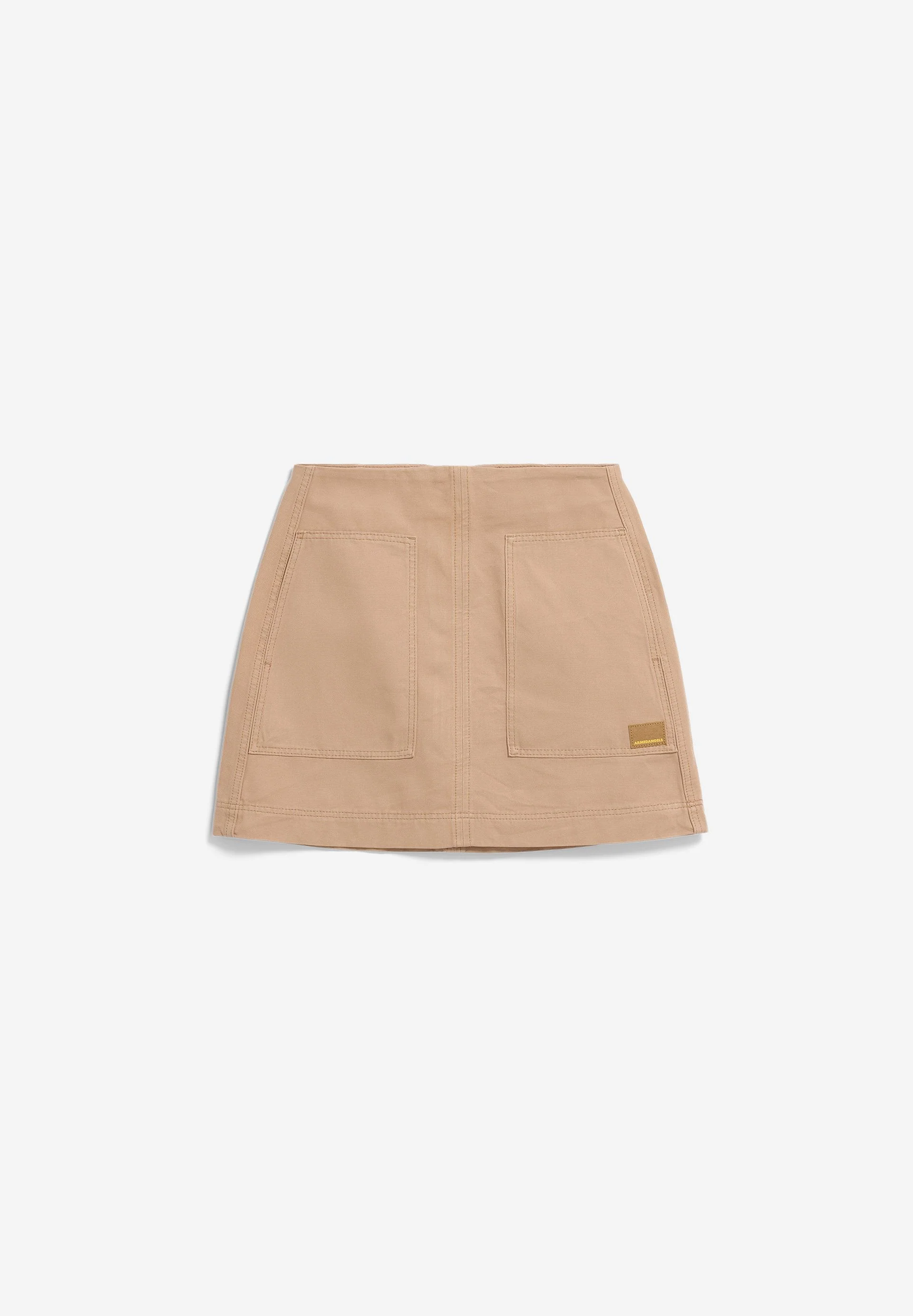 WORKWEAR CANVAS MINI-ROCK | true camel - Image 6