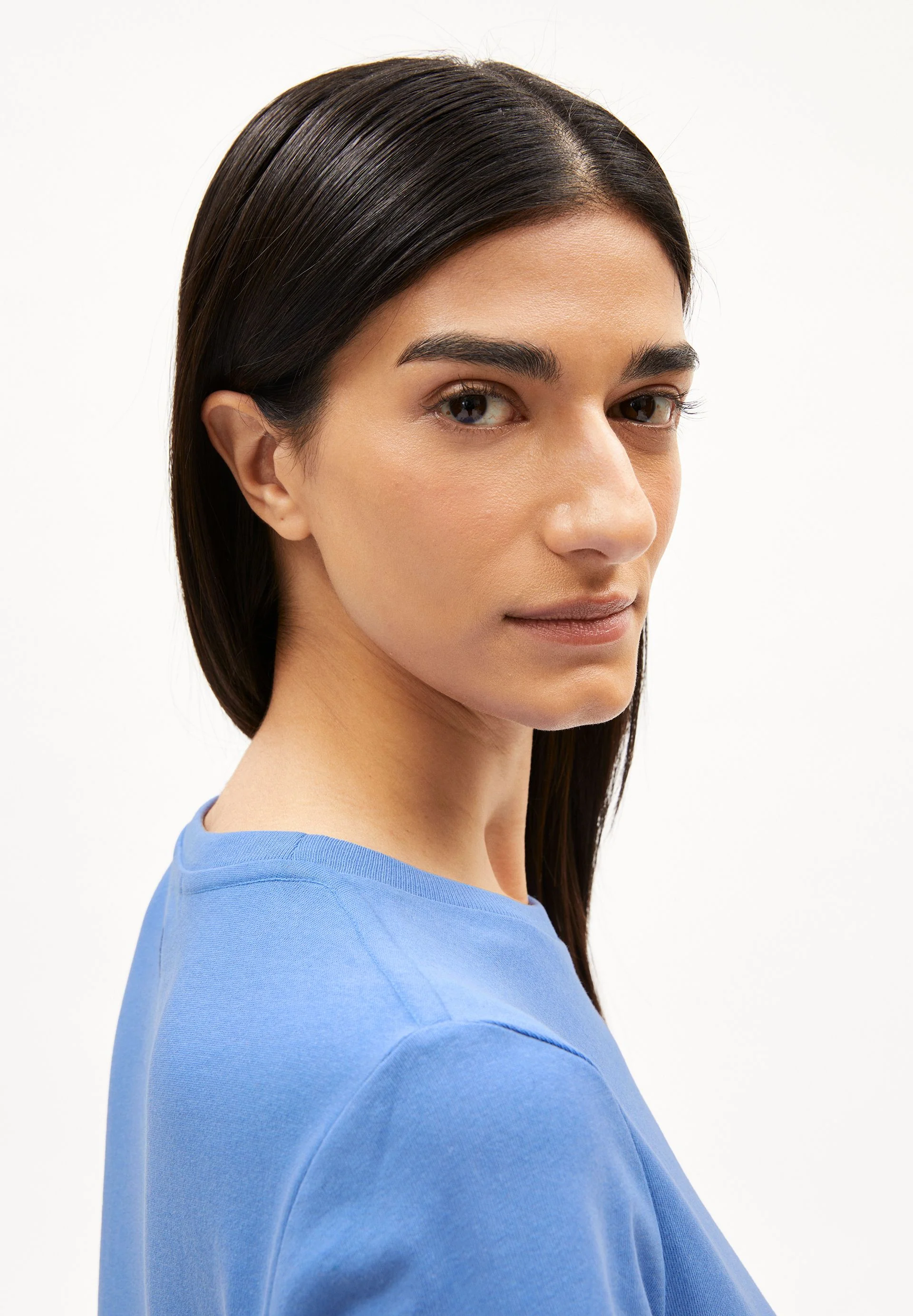 XELINAA JERSEY-MIDI-KLEID | blue bloom - Image 3