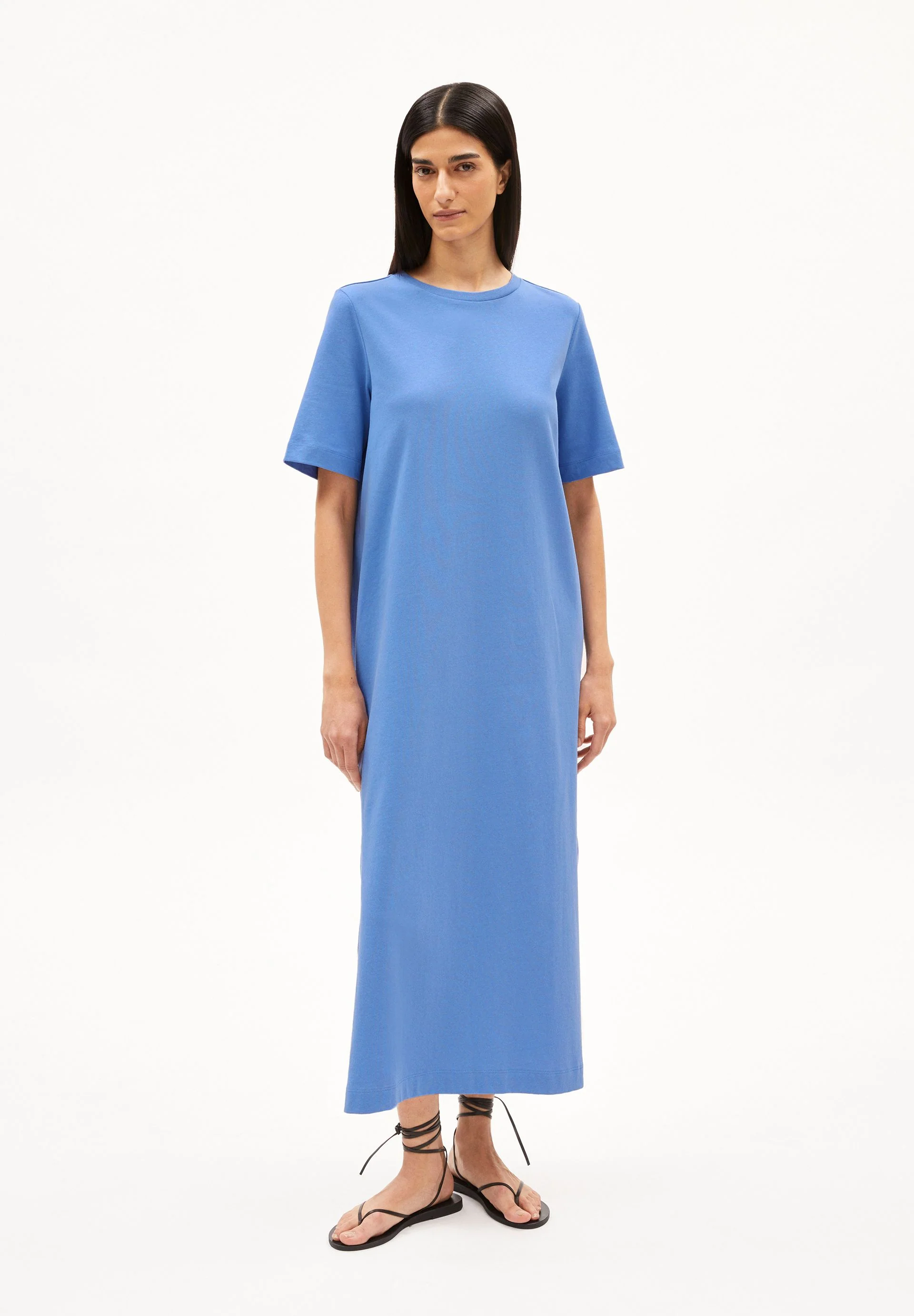XELINAA JERSEY-MIDI-KLEID | blue bloom - Image 5