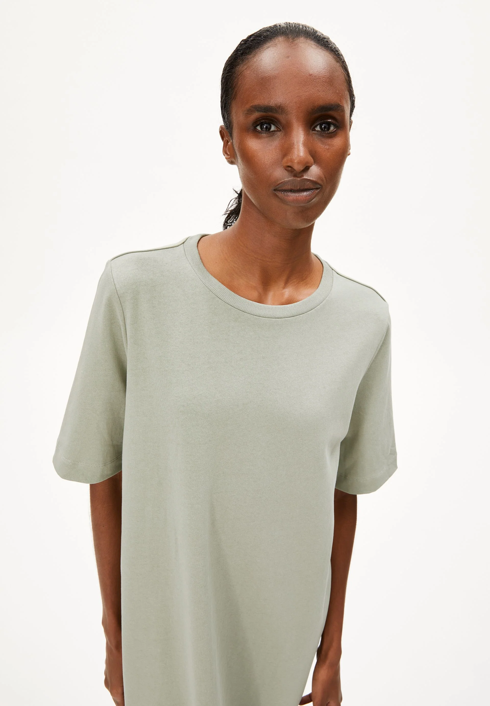 XELINAA JERSEY-MIDI-KLEID | seagreen - Image 3