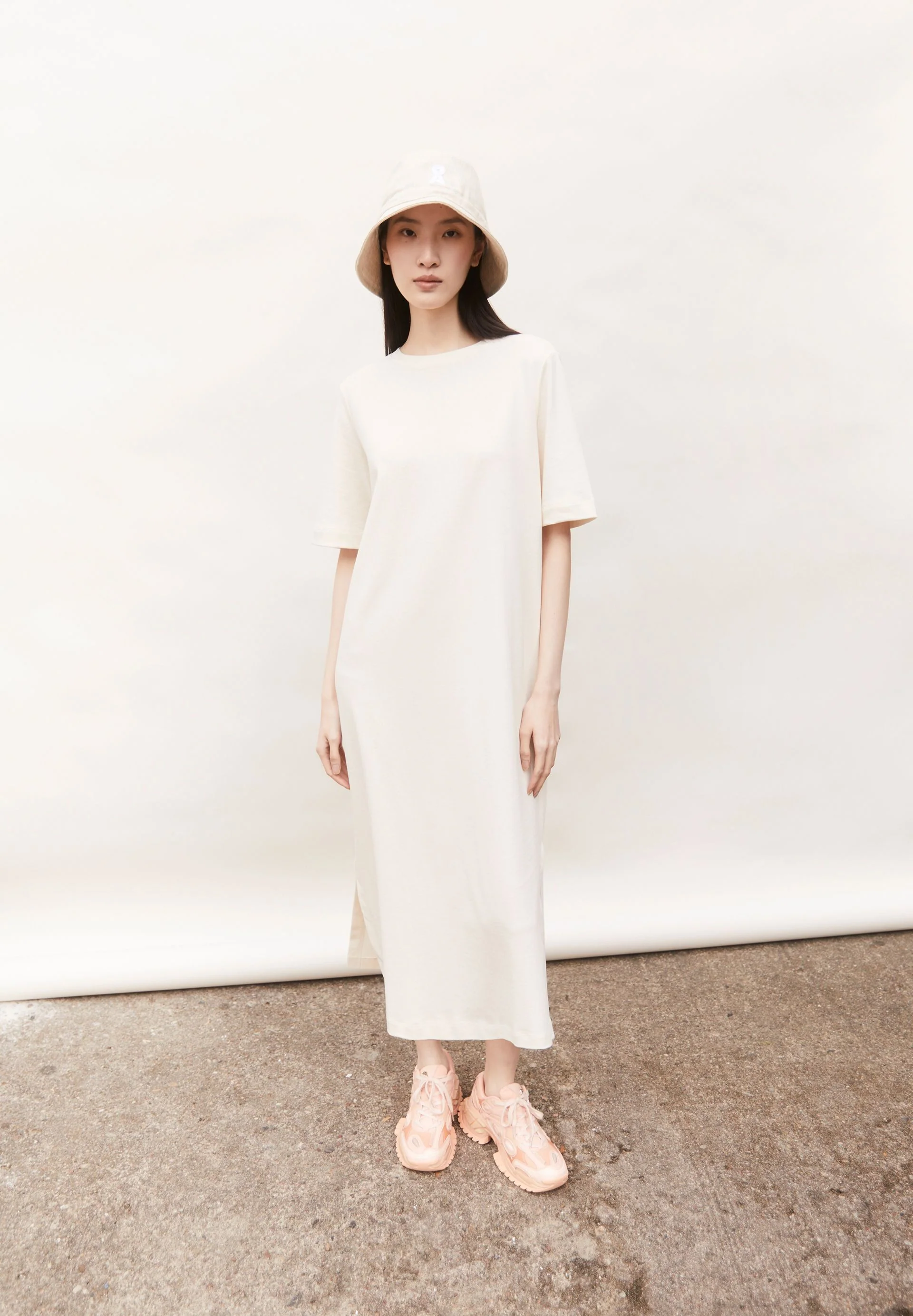 XELINAA JERSEY-MIDI-KLEID | undyed - Image 4