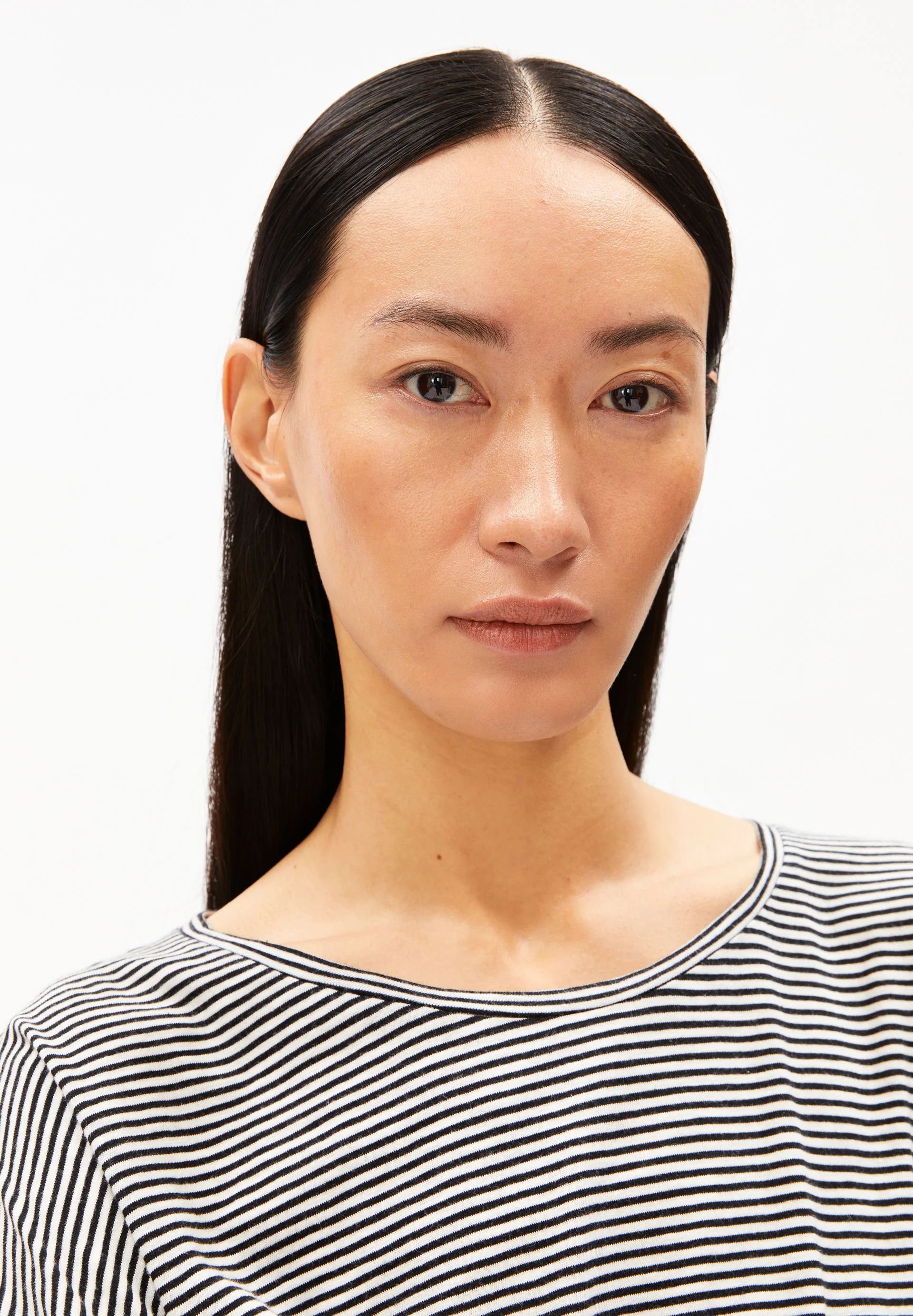 XIANAA GESTREIFTES LANGARMSHIRT | black-oatmilk - Image 3