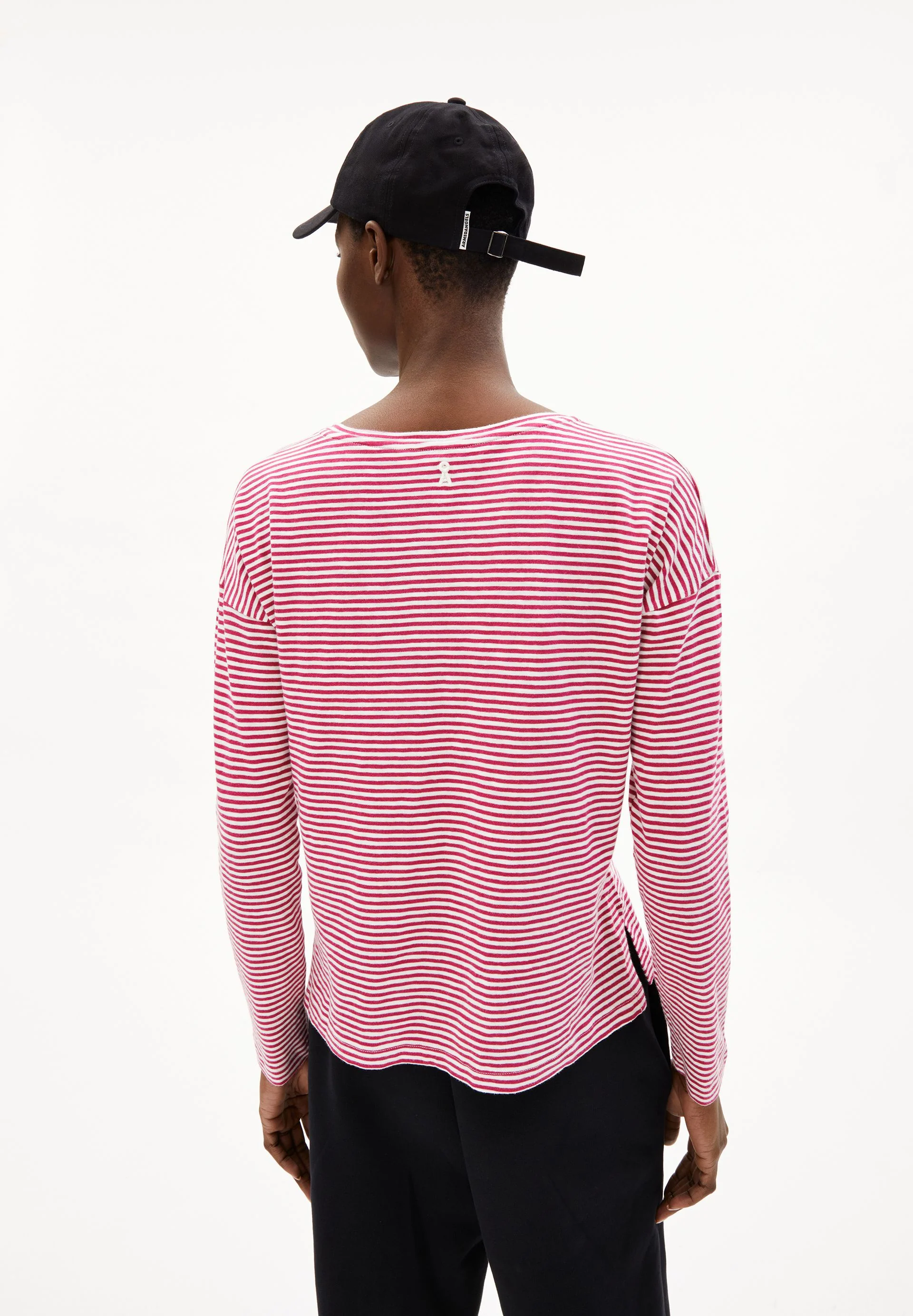 XIANAA GESTREIFTES LANGARMSHIRT | crushed berry-oatmilk - Image 2