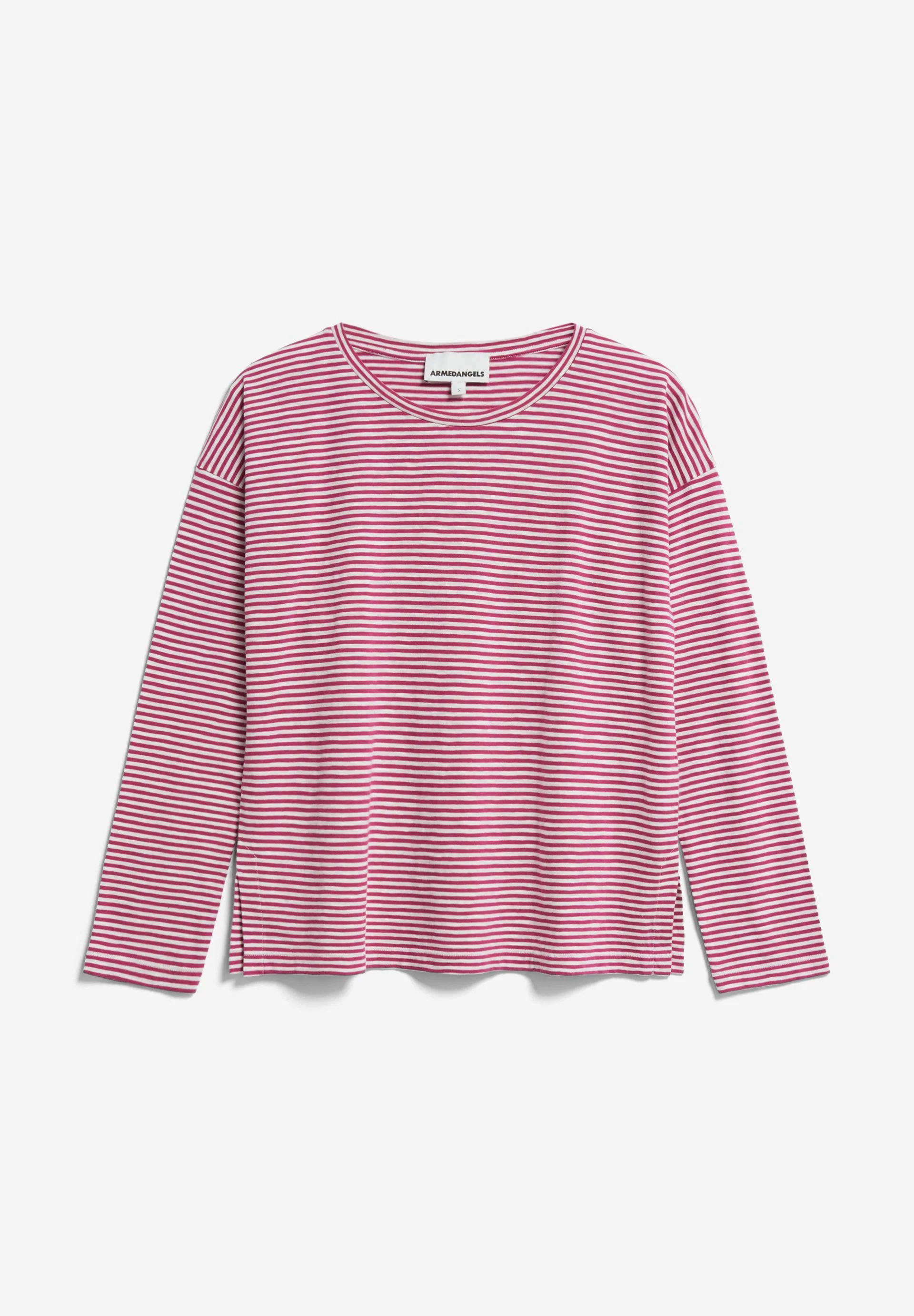 XIANAA GESTREIFTES LANGARMSHIRT | crushed berry-oatmilk - Image 7