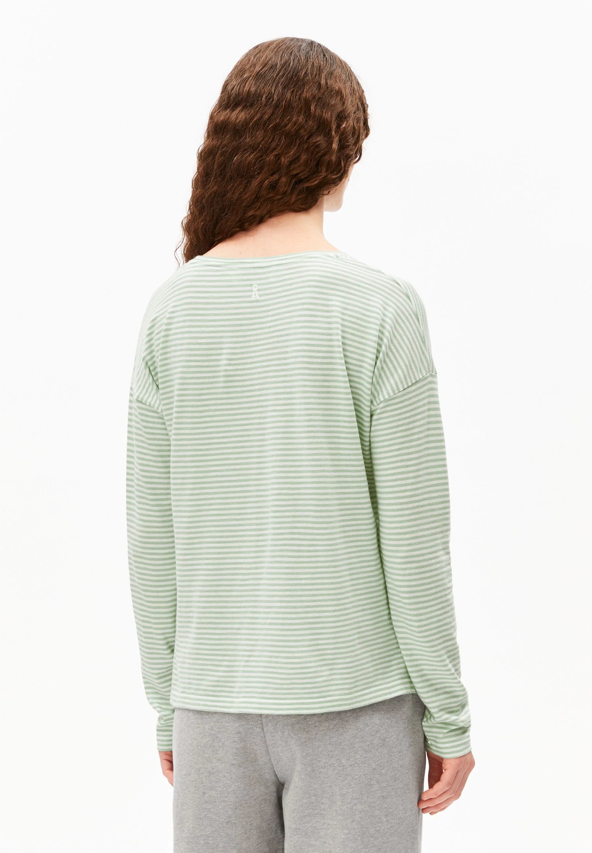 XIANAA GESTREIFTES LANGARMSHIRT | oatmilk-foam - Image 2