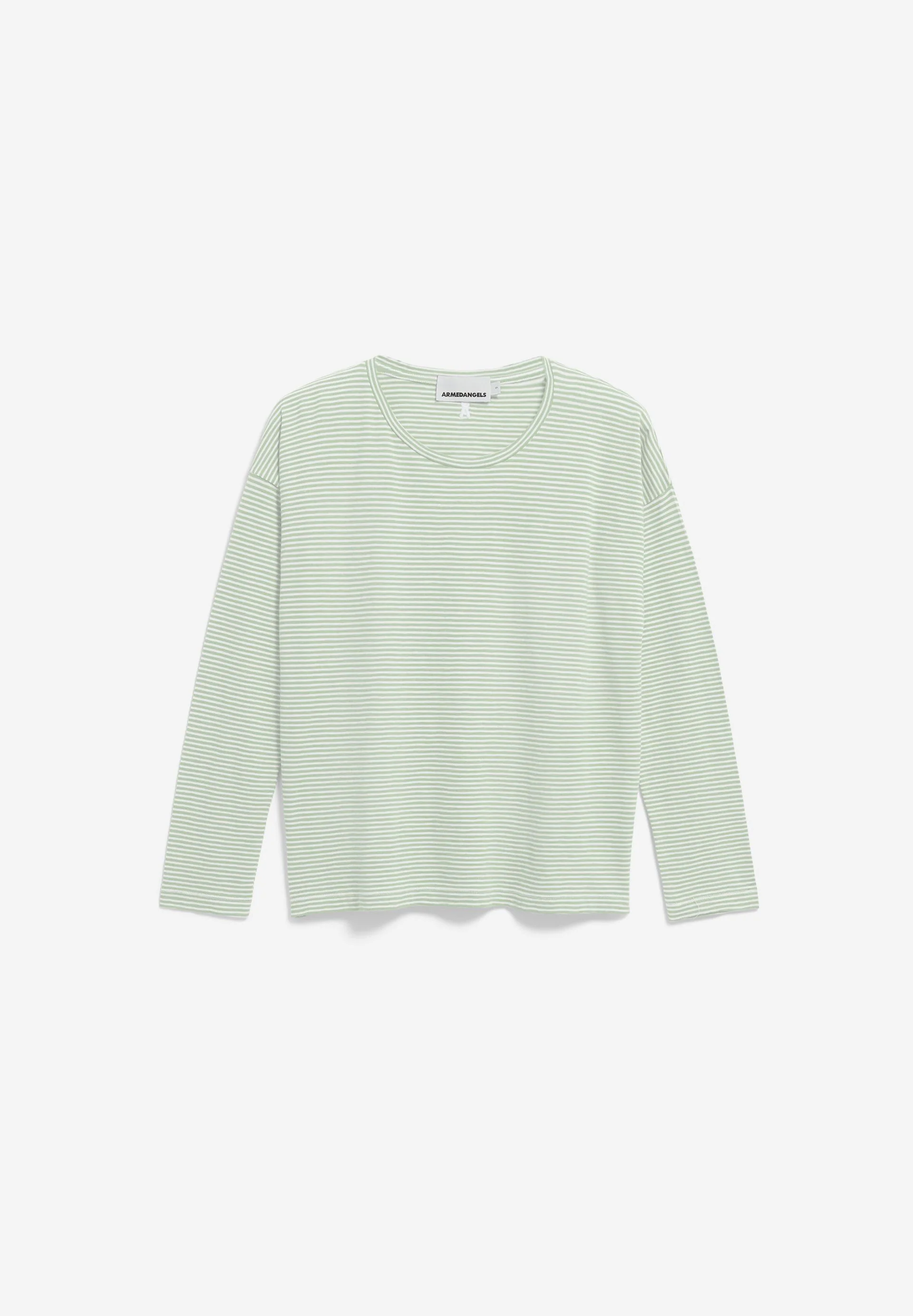 XIANAA GESTREIFTES LANGARMSHIRT | oatmilk-foam - Image 6