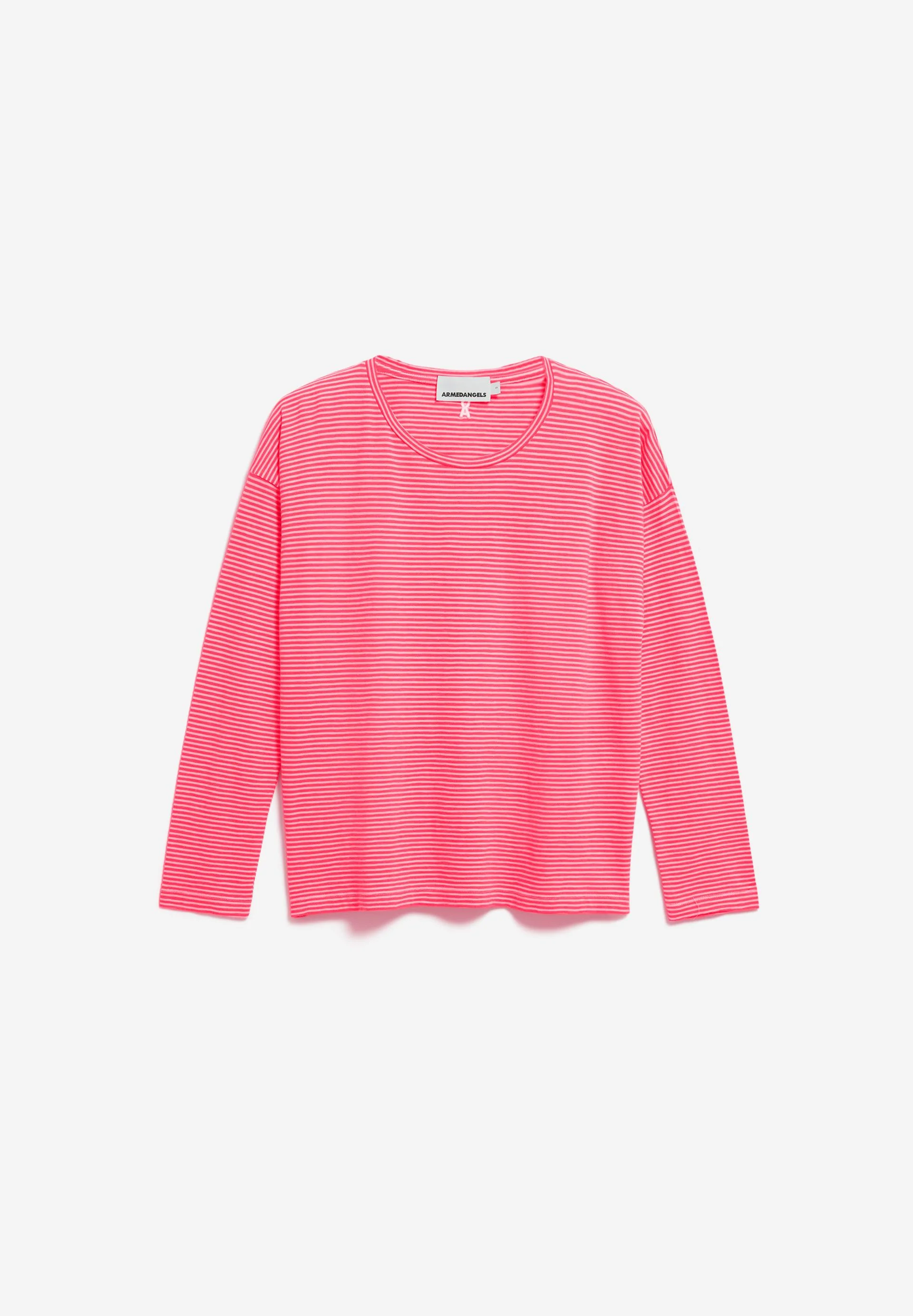 XIANAA GESTREIFTES LANGARMSHIRT | pink mist-mars red - Image 6