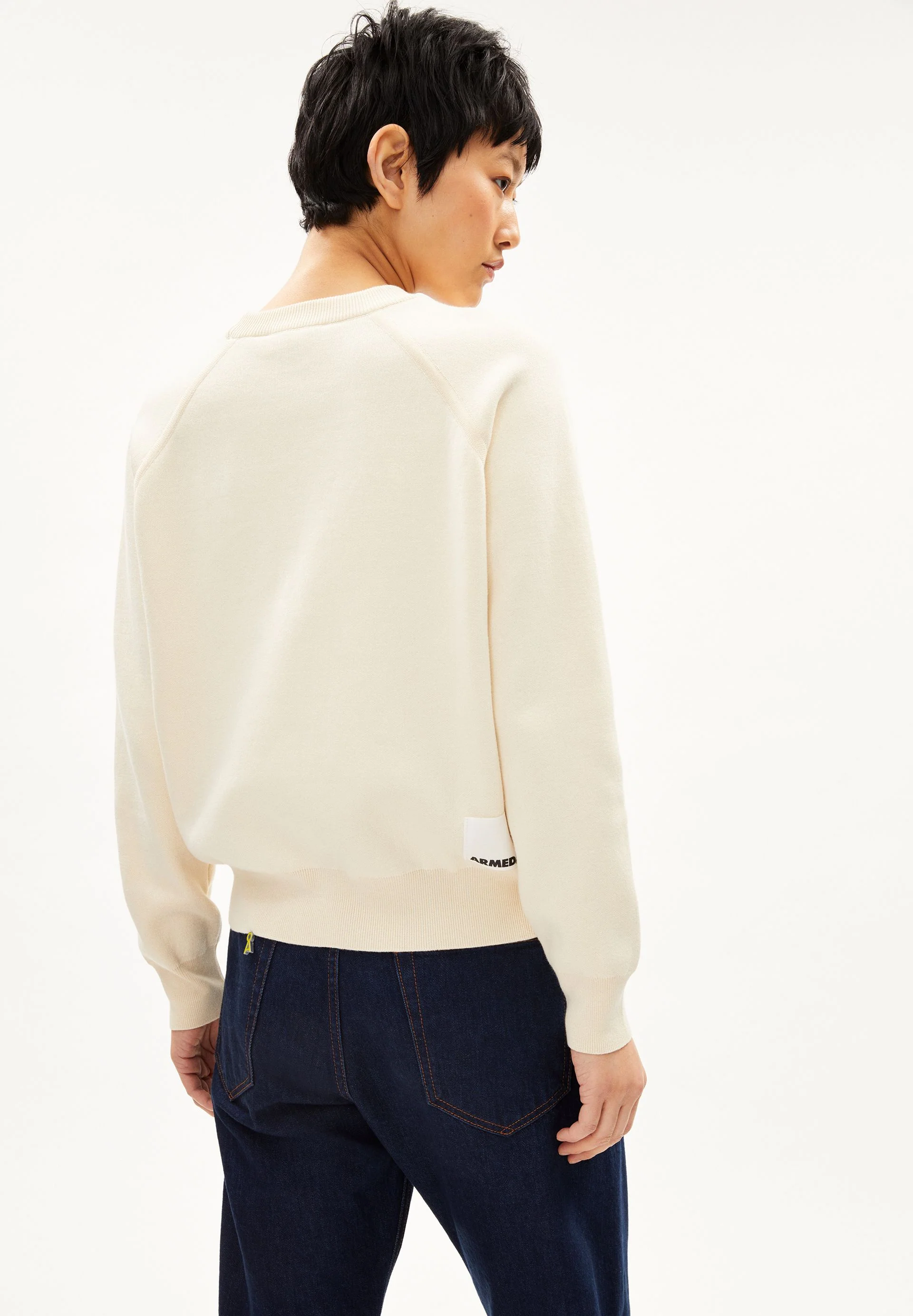 YADIRAA PLACED PRINT | oatmilk-warm blue - Image 2