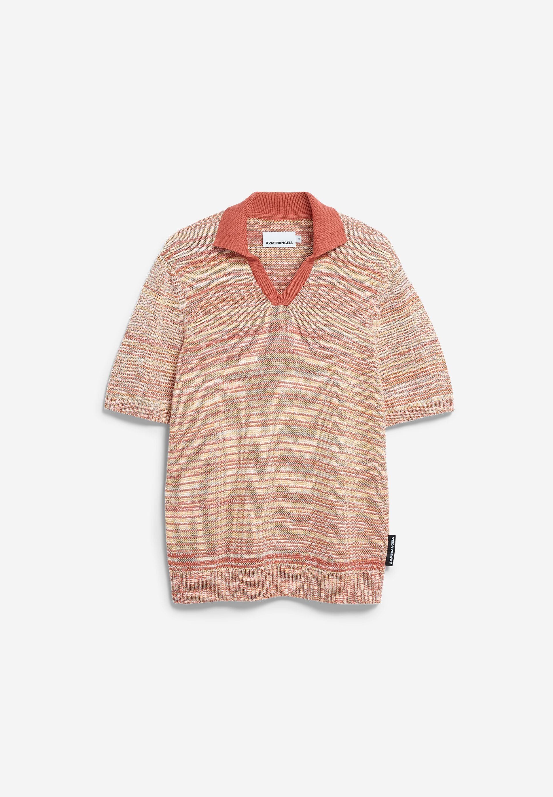 GARN-MIX POLOSHIRT | tabasco red-oatmilk-sunflower - Image 6
