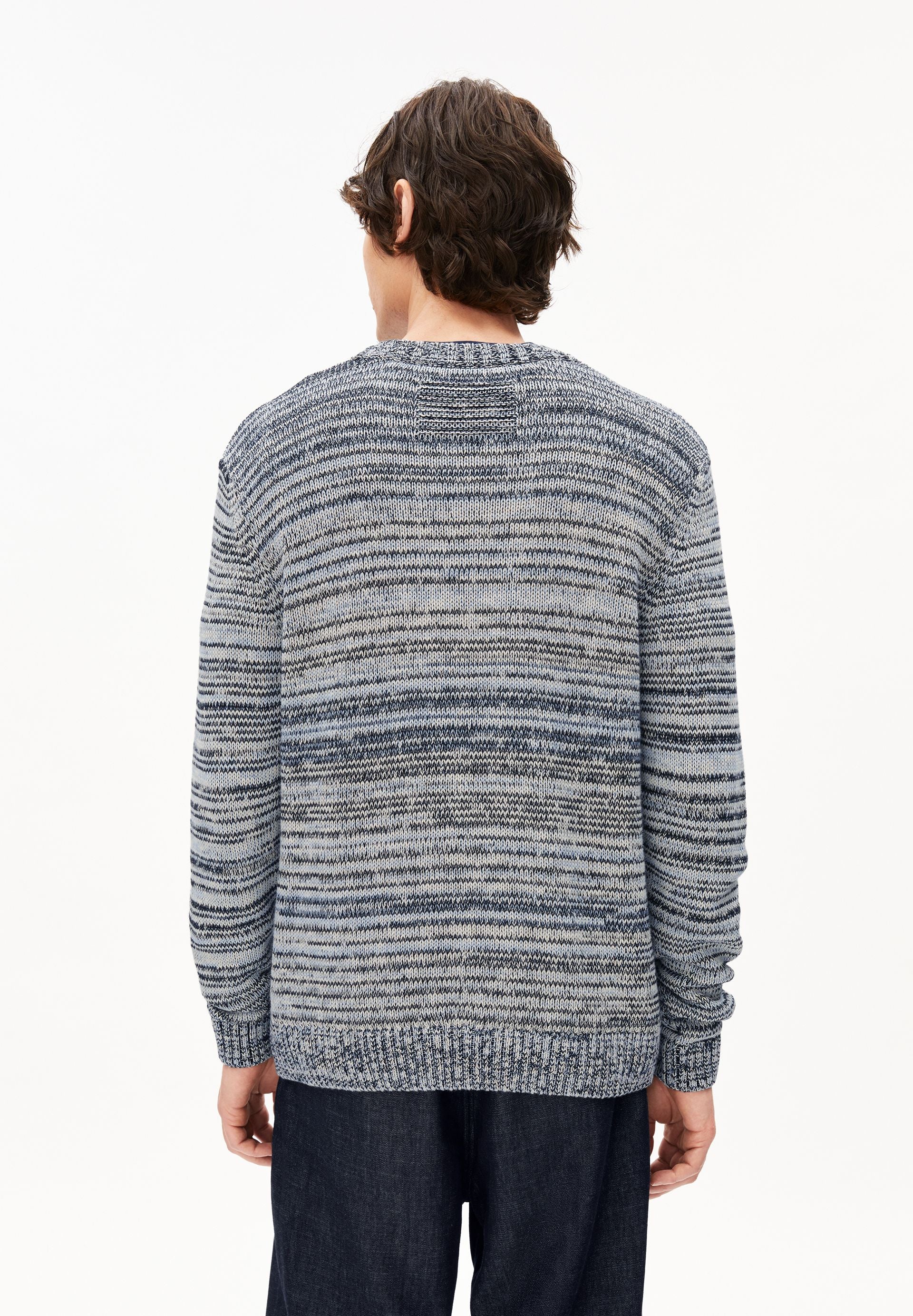 GARN-MIX STRICKPULLOVER | black-oatmilk-wedgwood - Image 2