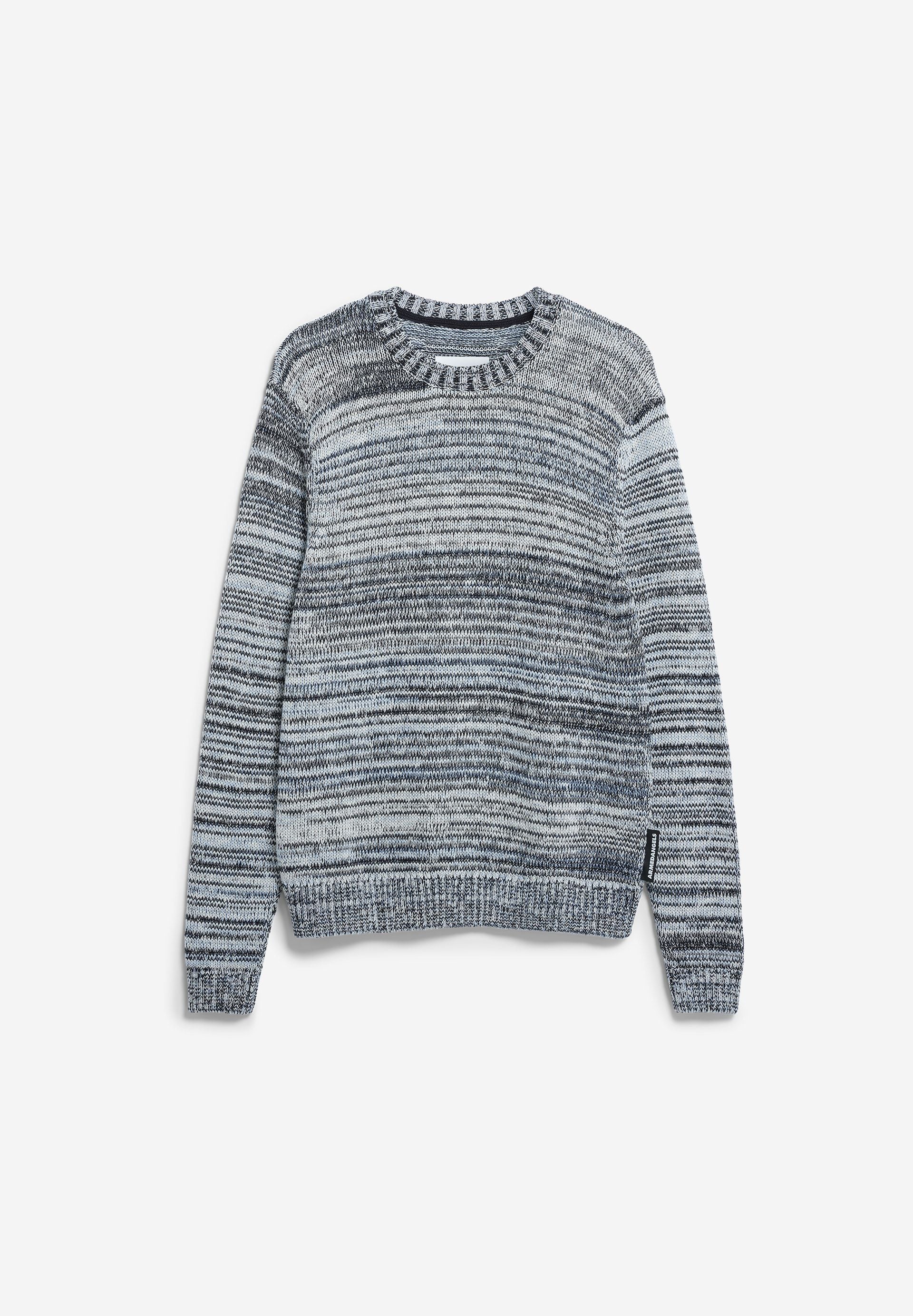 GARN-MIX STRICKPULLOVER | black-oatmilk-wedgwood - Image 7