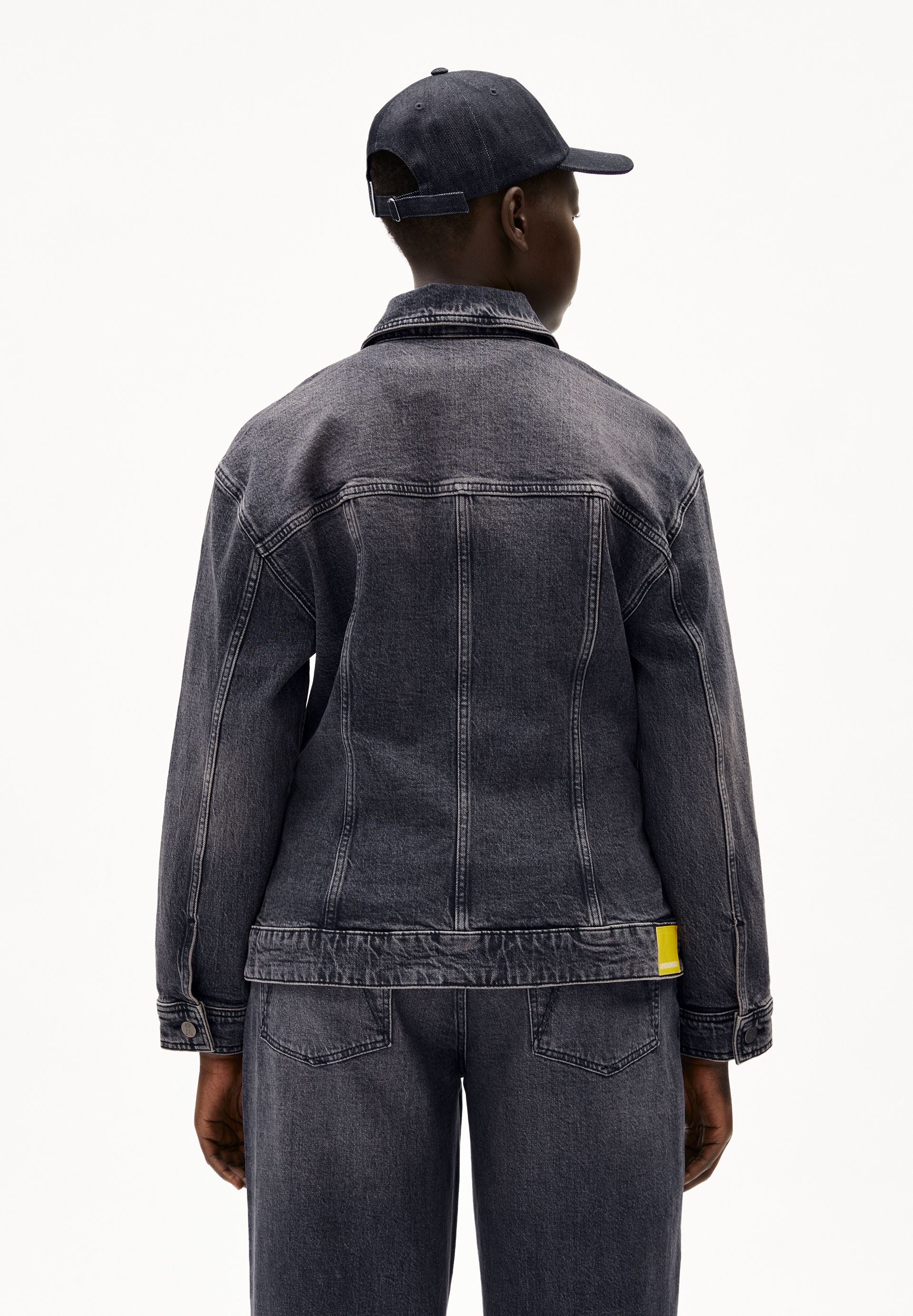 YENAAS DENIM INDIGO KAPPE | washed obsidian - Image 2