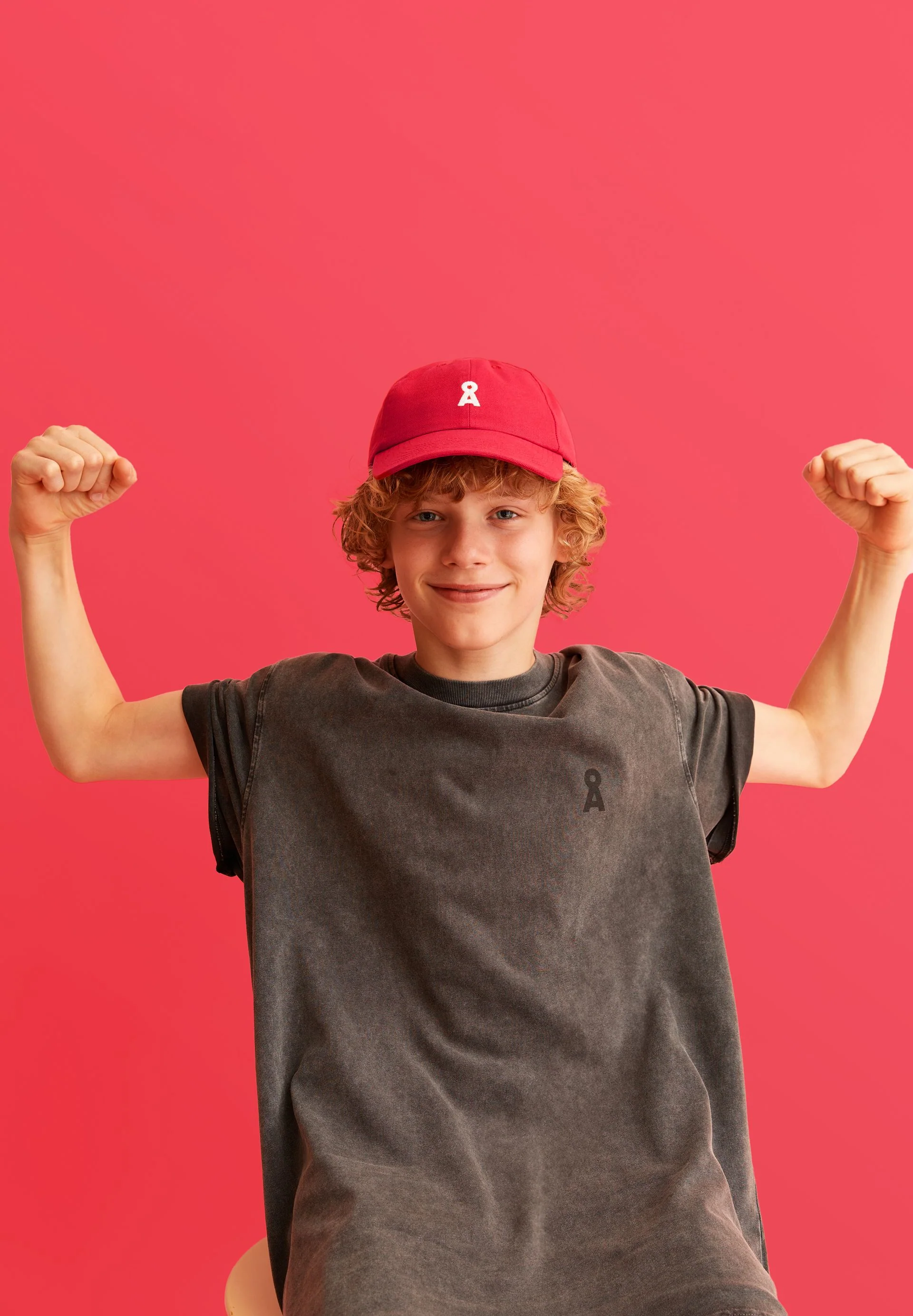 YENAAS KIDS KAPPE | scarlet red - Image 5
