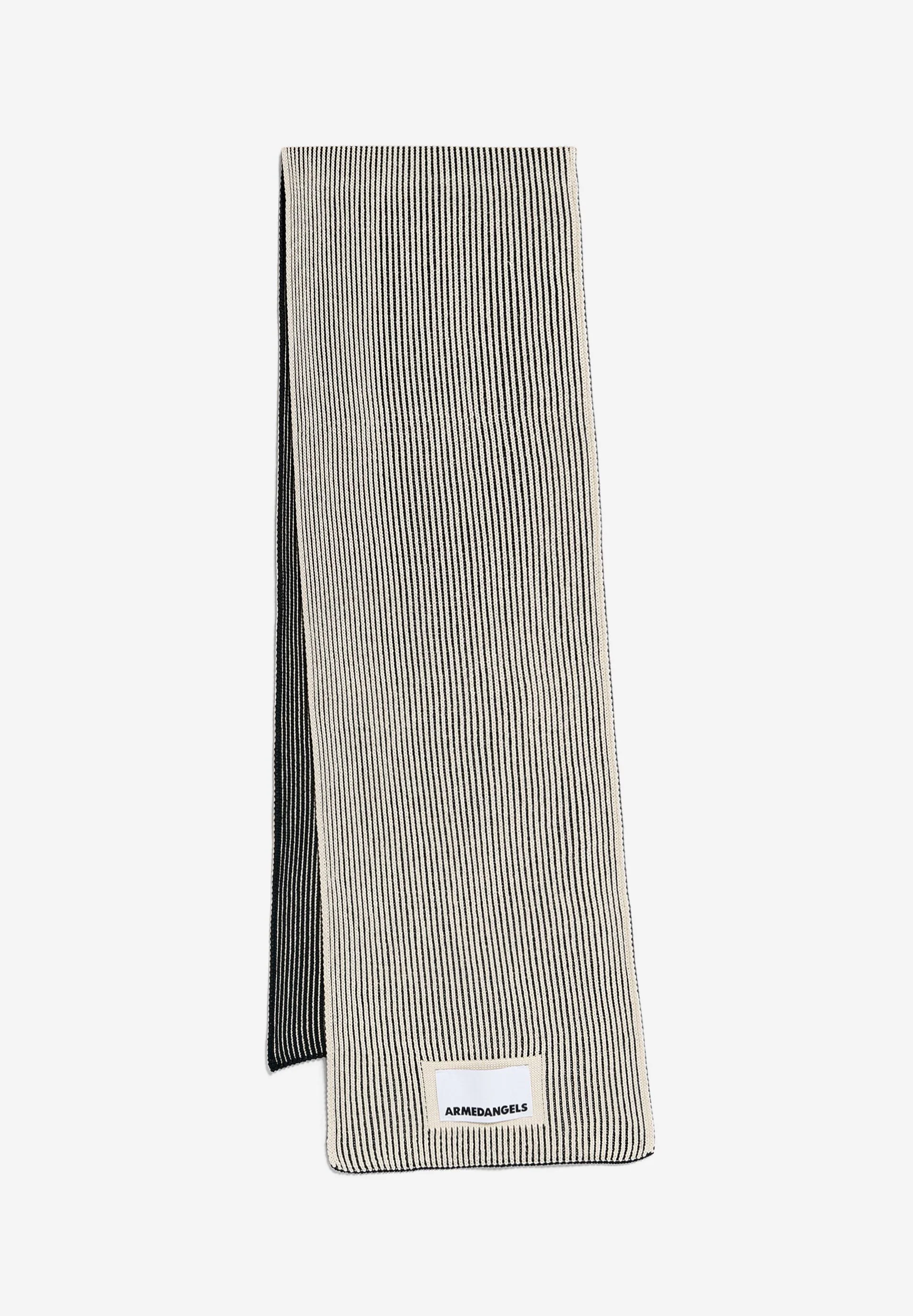 YURAA LOGO SCARF | black-undyed - Image 4